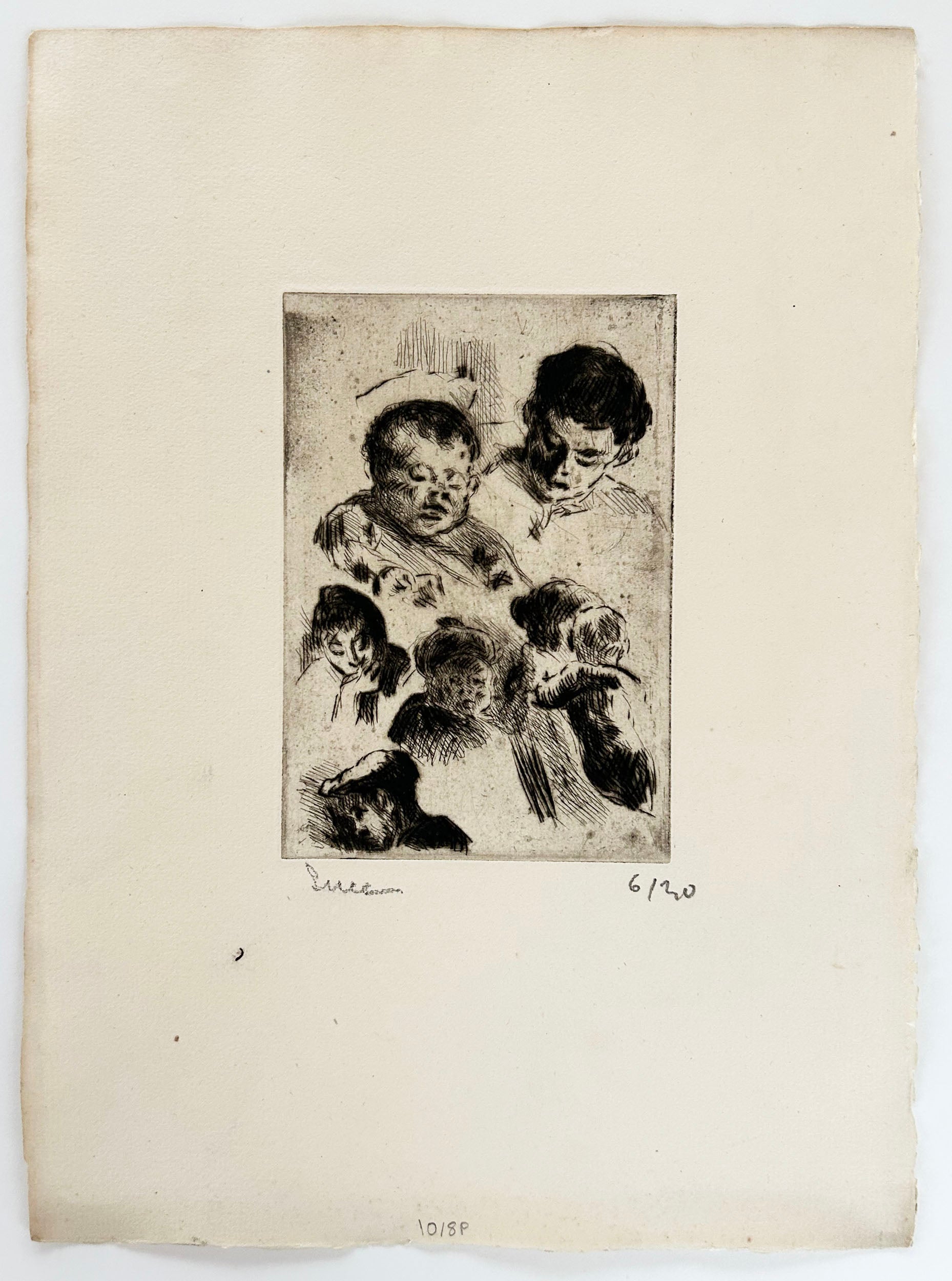 La Planche aux croquis : portraits divers dont Frédéric et Mme Luce.