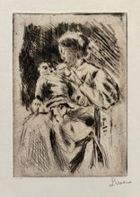 Charger l'image dans la galerie, Mère et son enfant (Mme Luce et Frédéric ?) ou Le biberon.