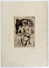 Charger l'image dans la galerie, Mère et son enfant (Mme Luce et Frédéric ?) ou Le biberon.
