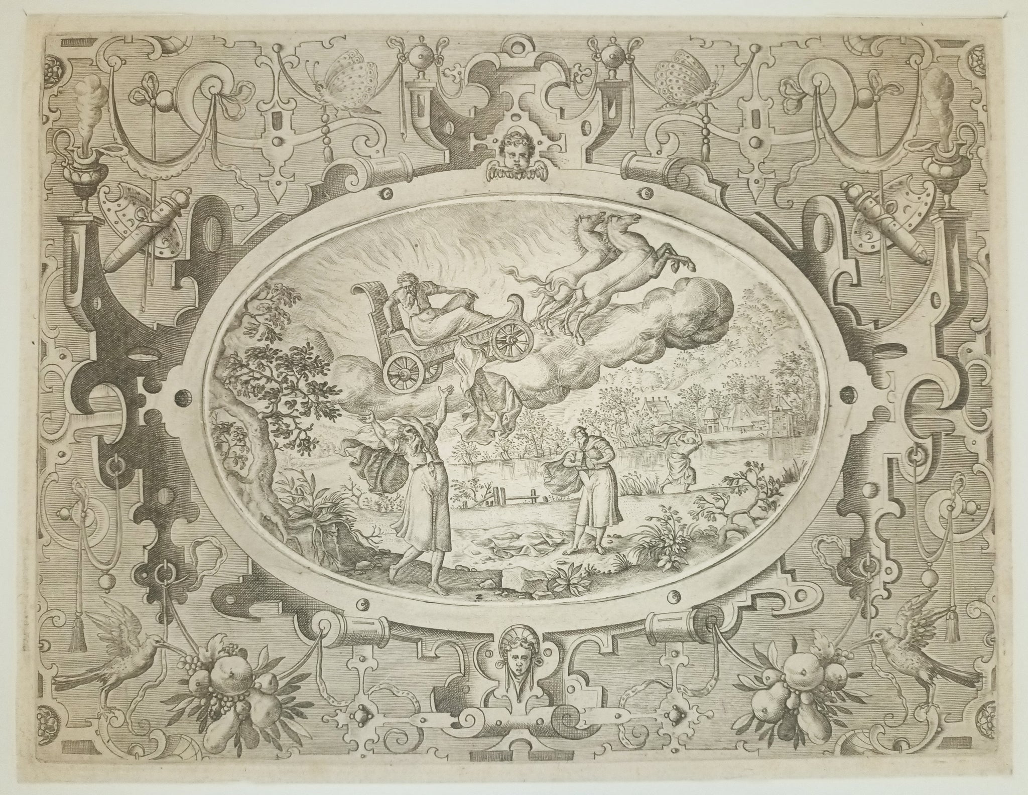 L'ascension d'Elie. 1579.