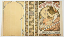 Charger l'image dans la galerie, Couverture pour "Menus & programmes illustrés".  1898.