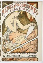 Charger l'image dans la galerie, Couverture pour "Menus & programmes illustrés".  1898.