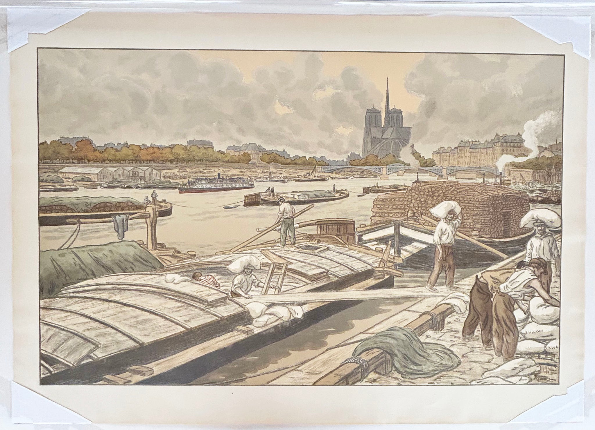 Paysages parisiens.  1900.