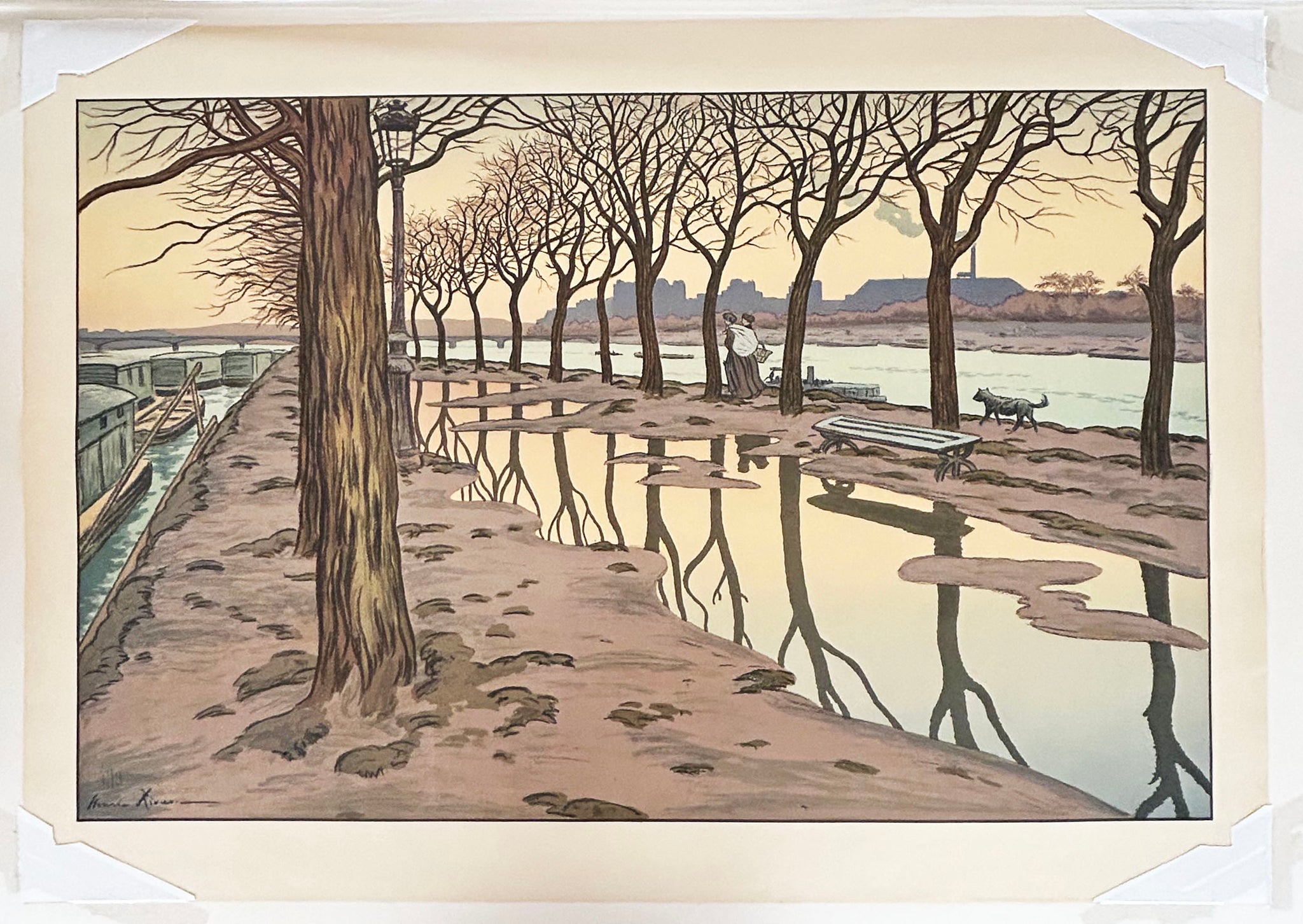 Paysages parisiens.  1900.