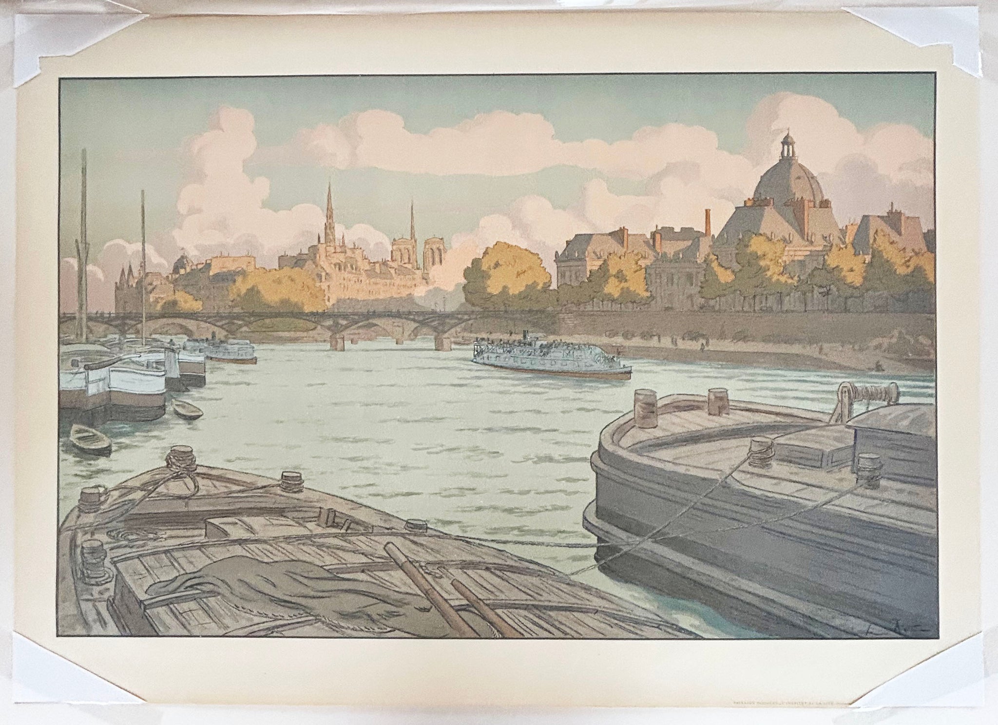 Paysages parisiens.  1900.