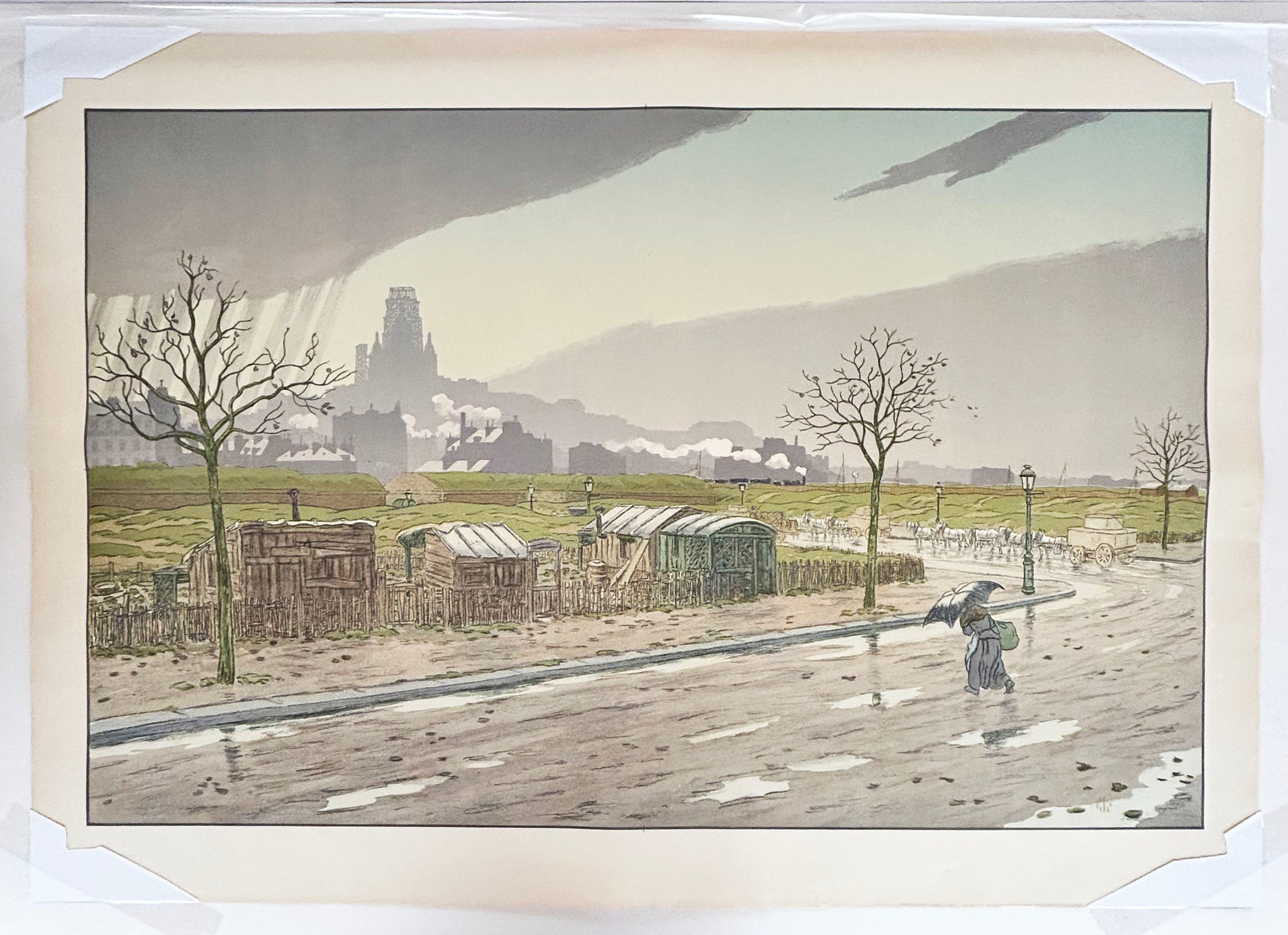 Paysages parisiens.  1900.