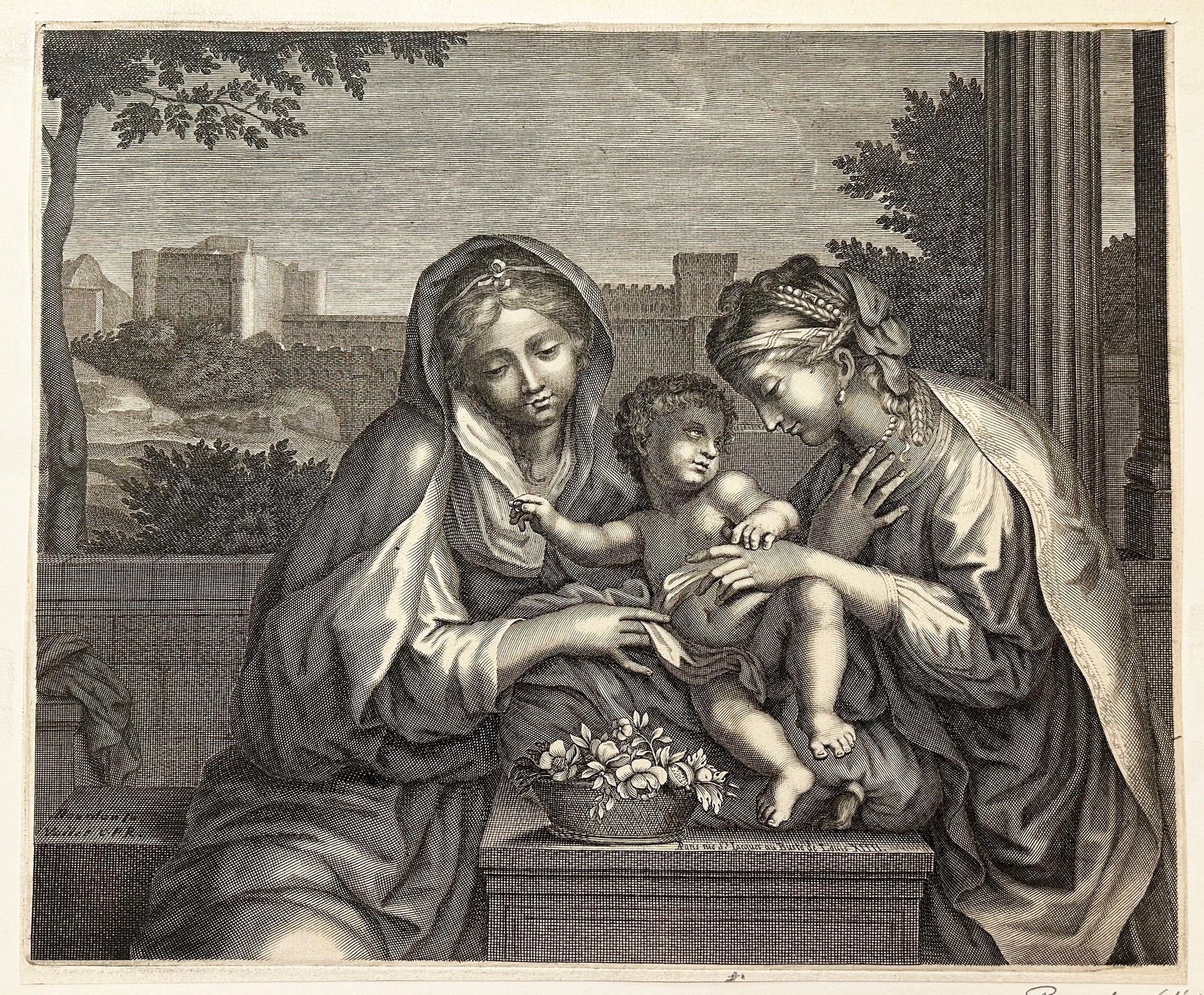 Le mariage mystique de Sainte Catherine.