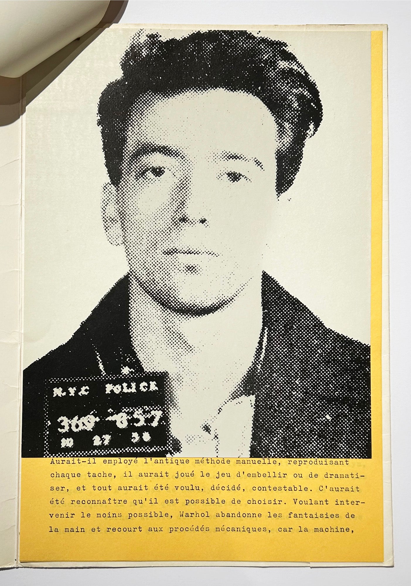 Andy Warhol : The Thirteen most wanted men. 1967.