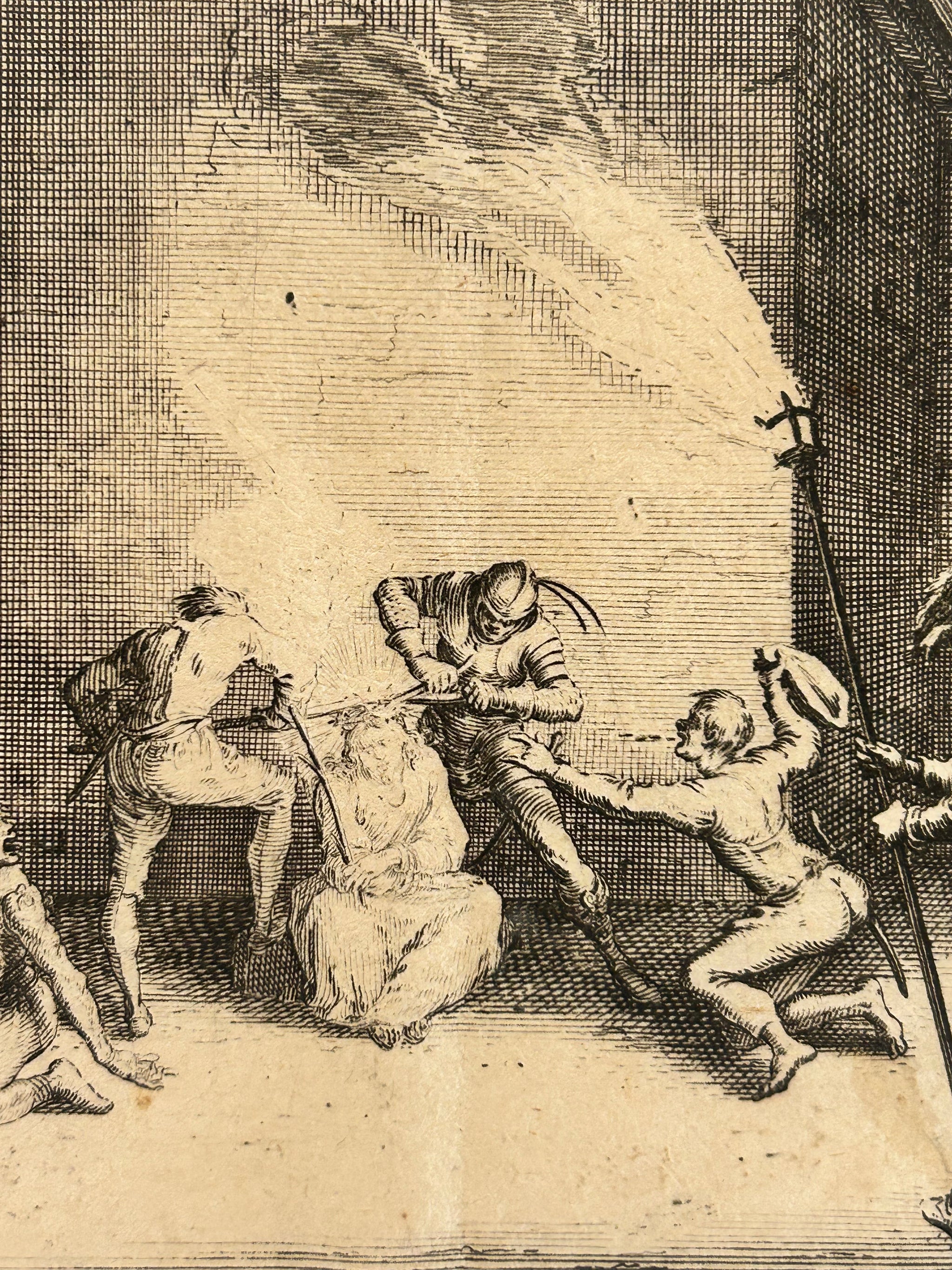 Le couronnement d'épines.