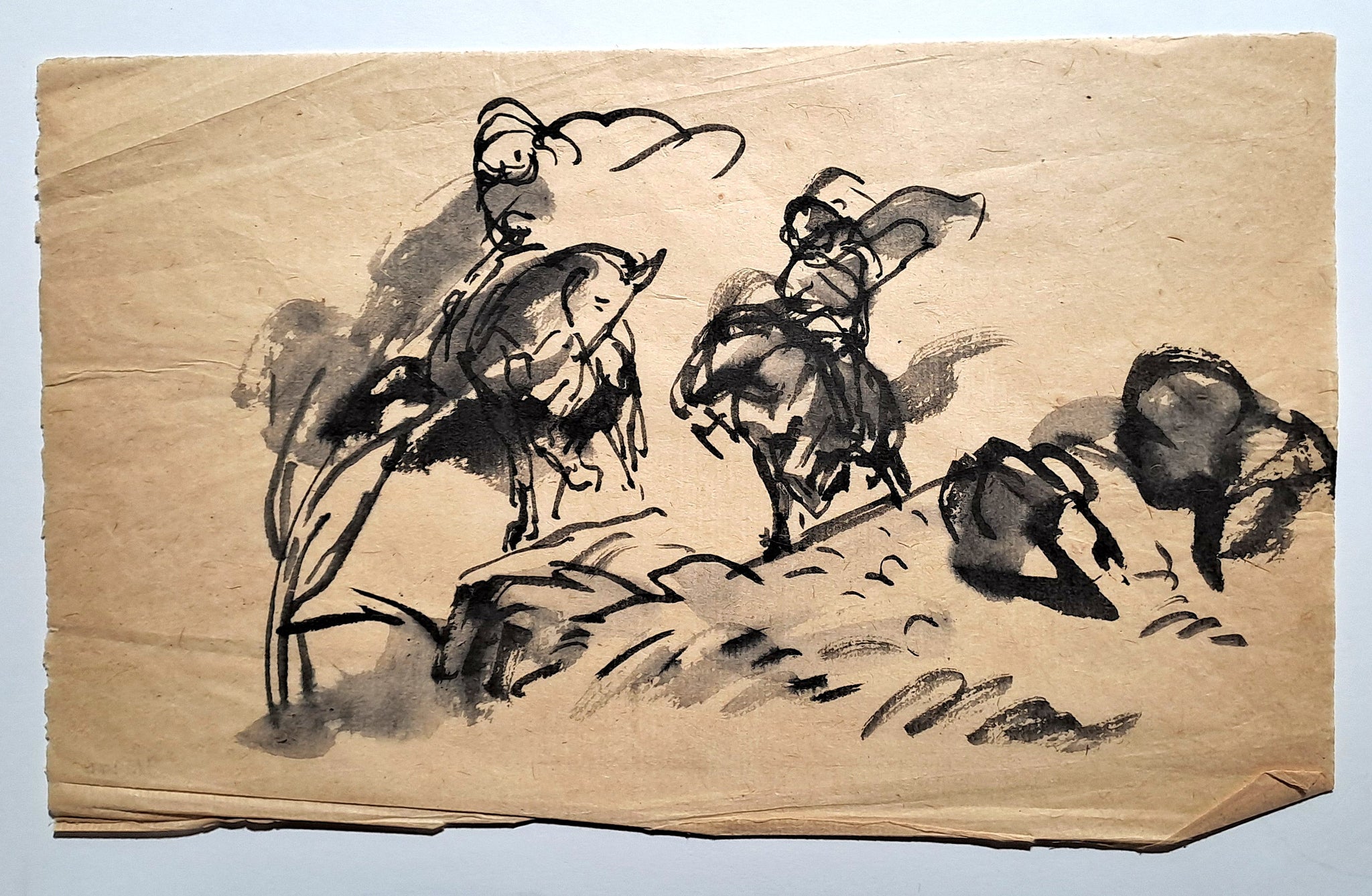 Jules CHADEL [Etude pour l'illustration de la fable
