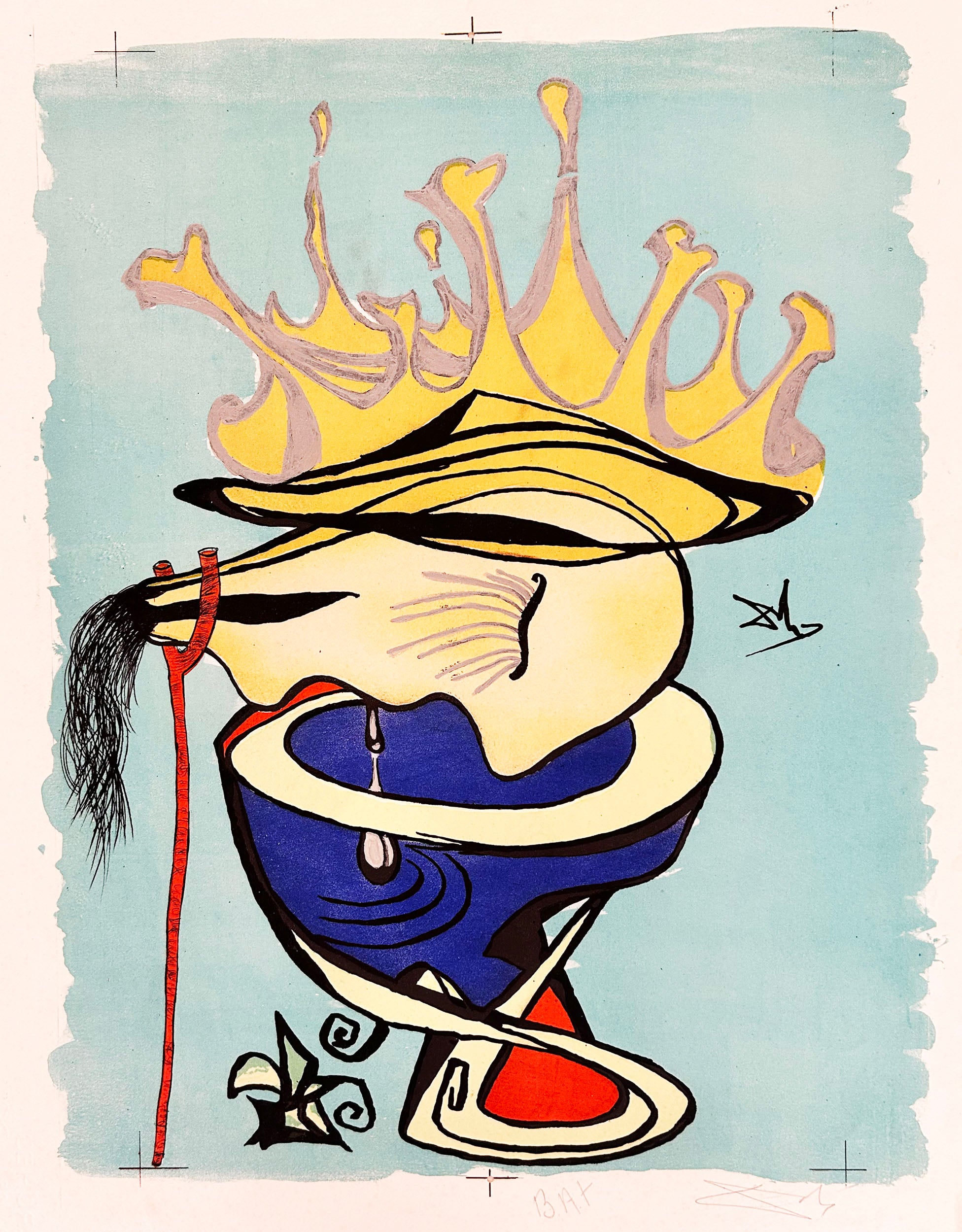 Le rejet de la civilisation (les vitraux). 1973.