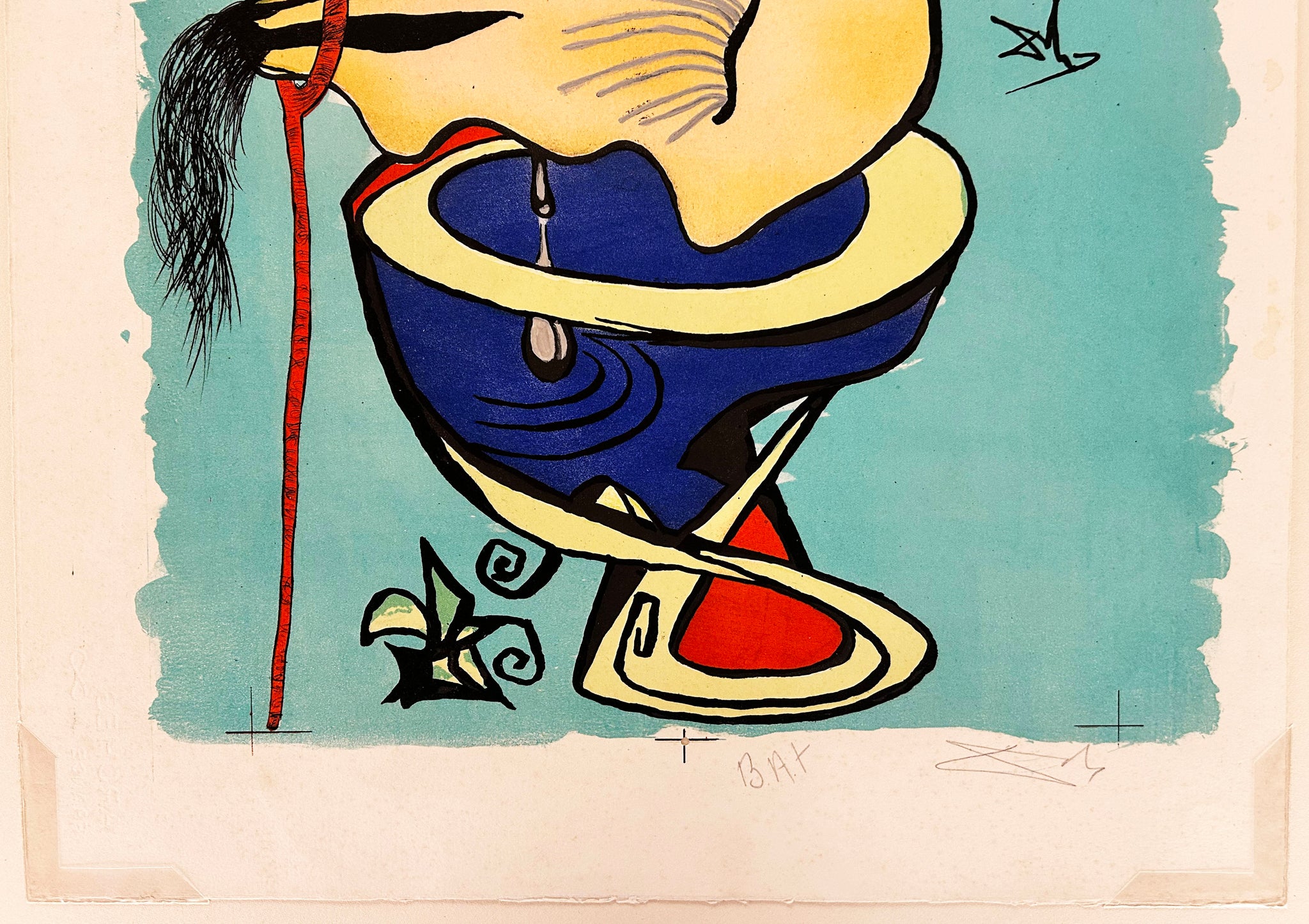 Le rejet de la civilisation (les vitraux). 1973.