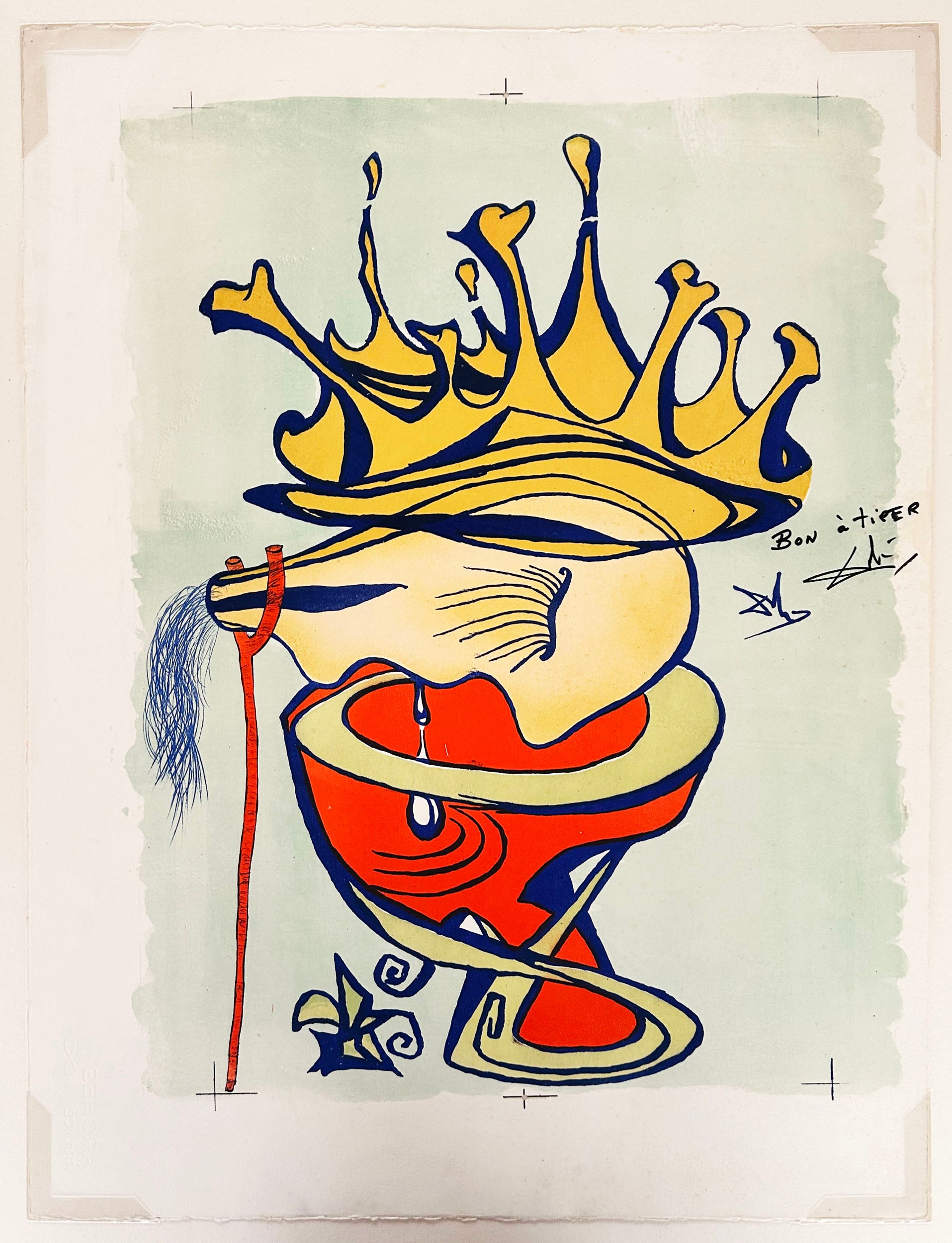 Le rejet de la civilisation (les vitraux). 1973.