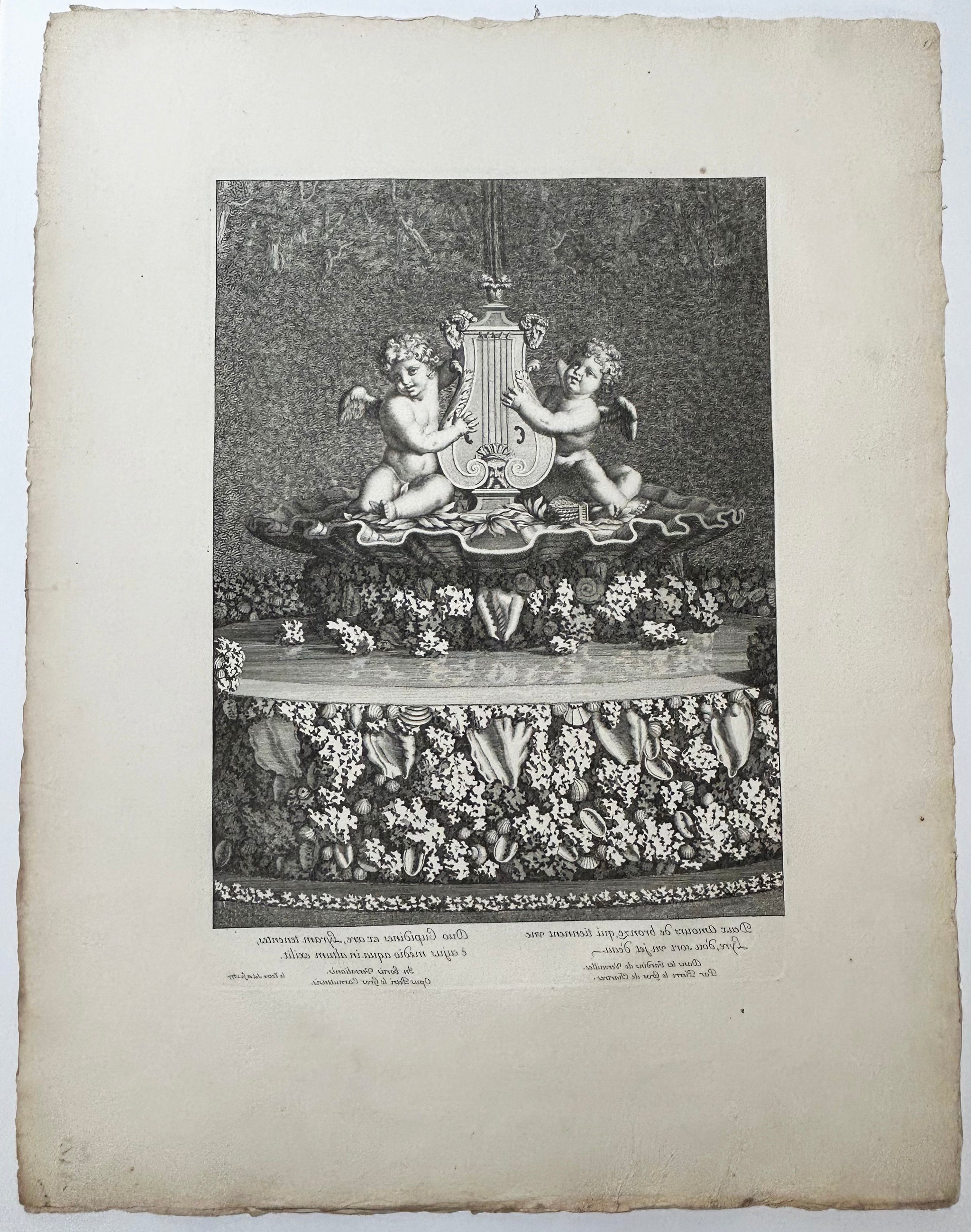 Fontaines et Jets d'eau des jardins de Versailles.  c.1673-1679.