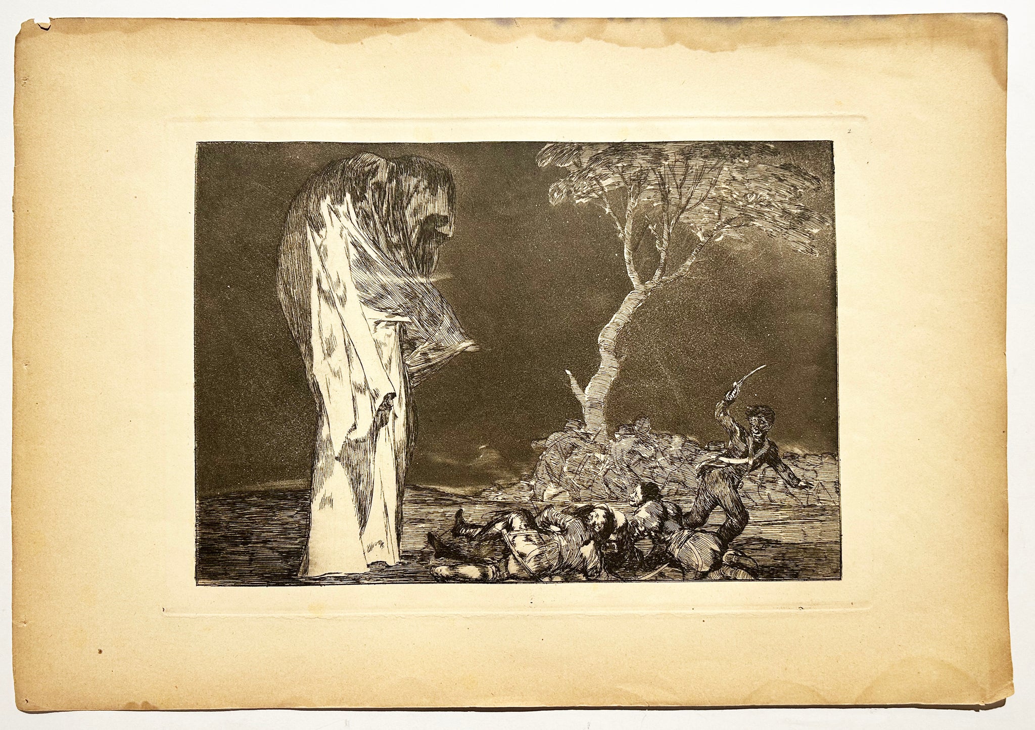 Disparate de miedo (La Folie de la peur). Por temor no pierdas honor.  1815-1824.