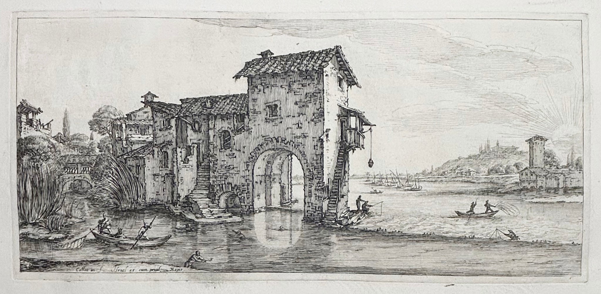 Le moulin à eau.