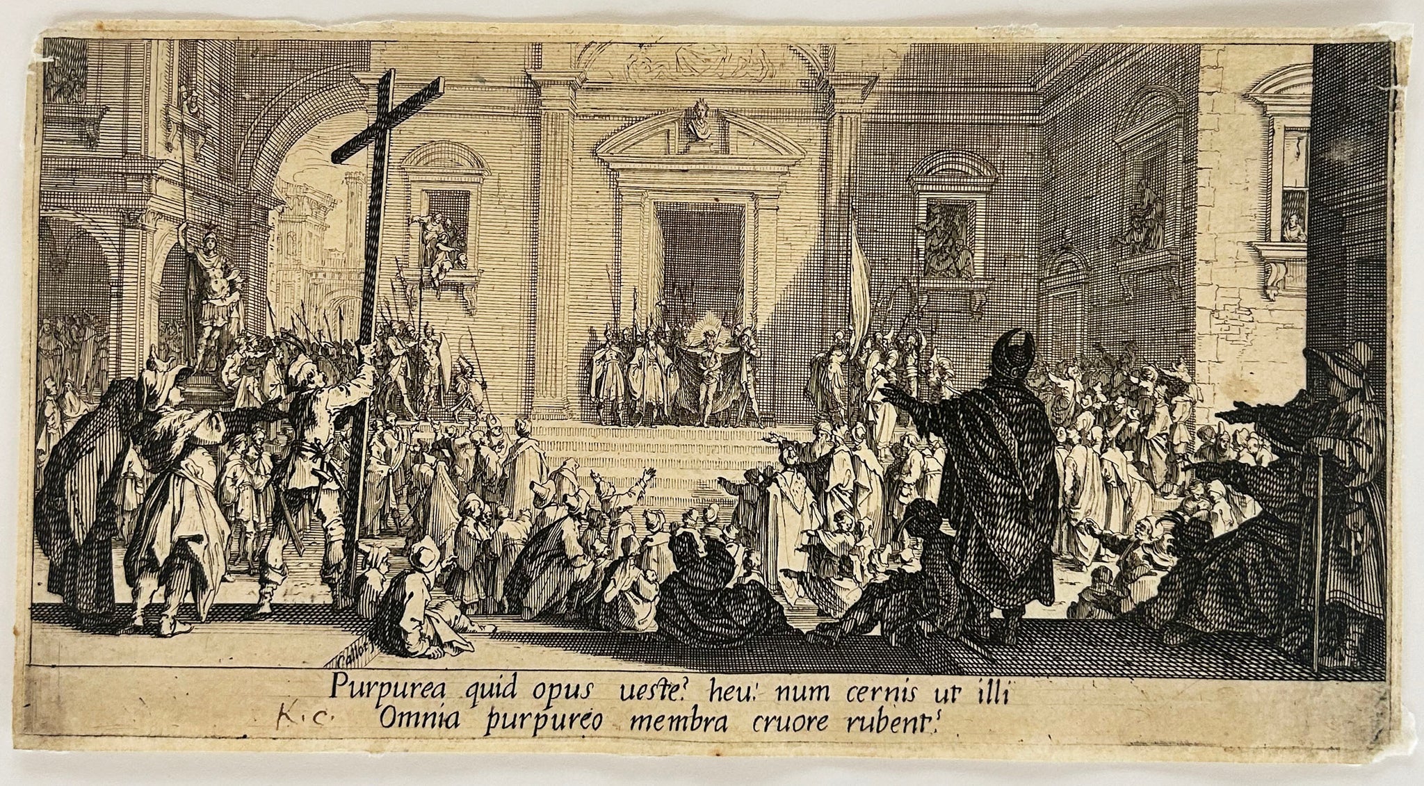 La présentation au peuple.