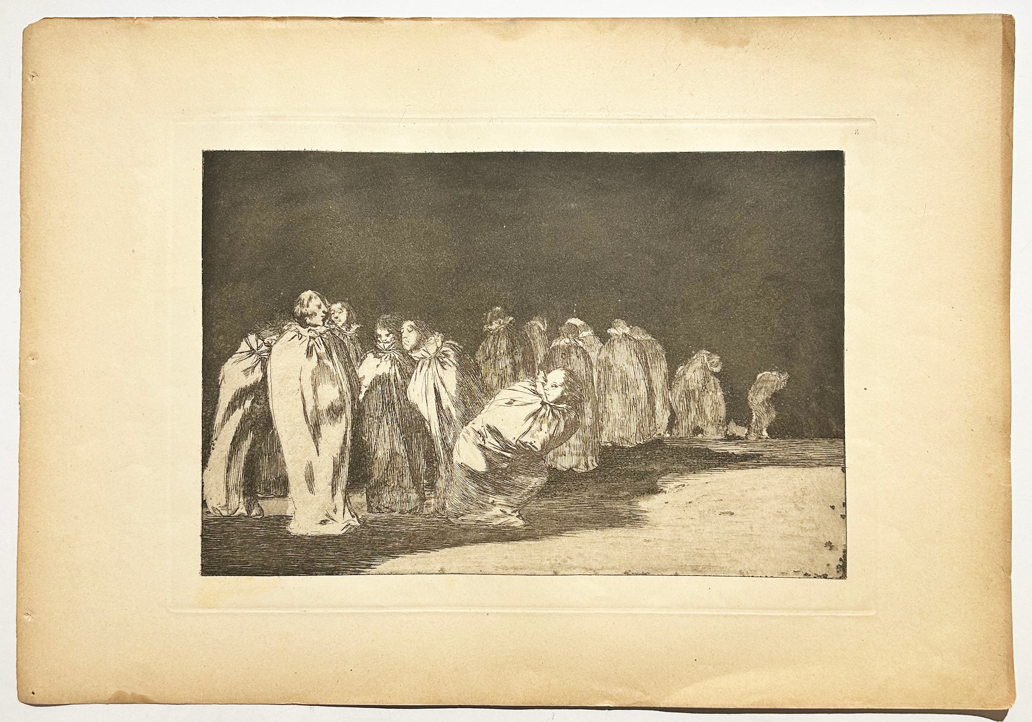 Los ensacados (Les ensachés). So el sayal, hay al. 1815-1824.