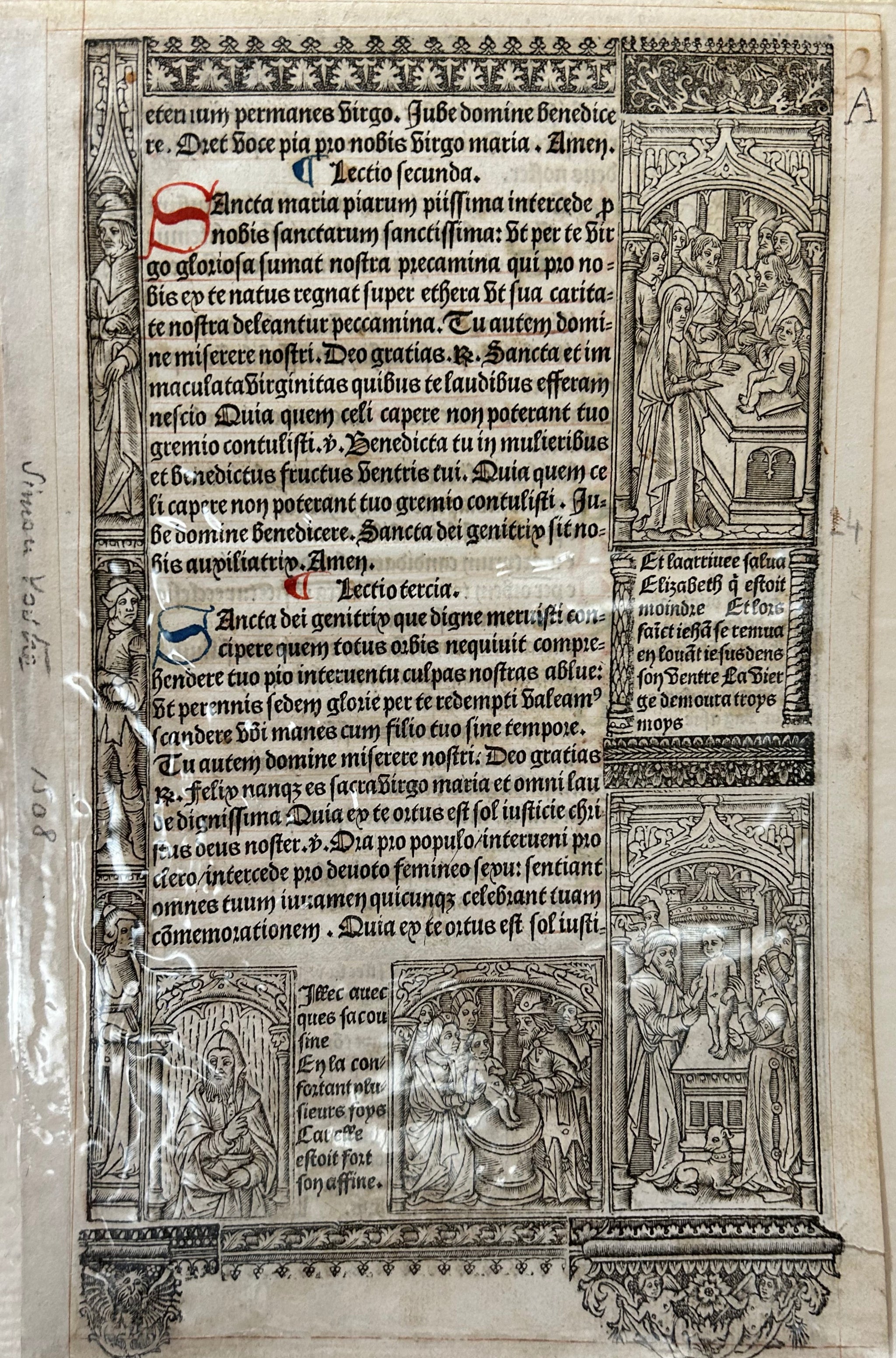 Heures à l'usage de Paris.  1508.