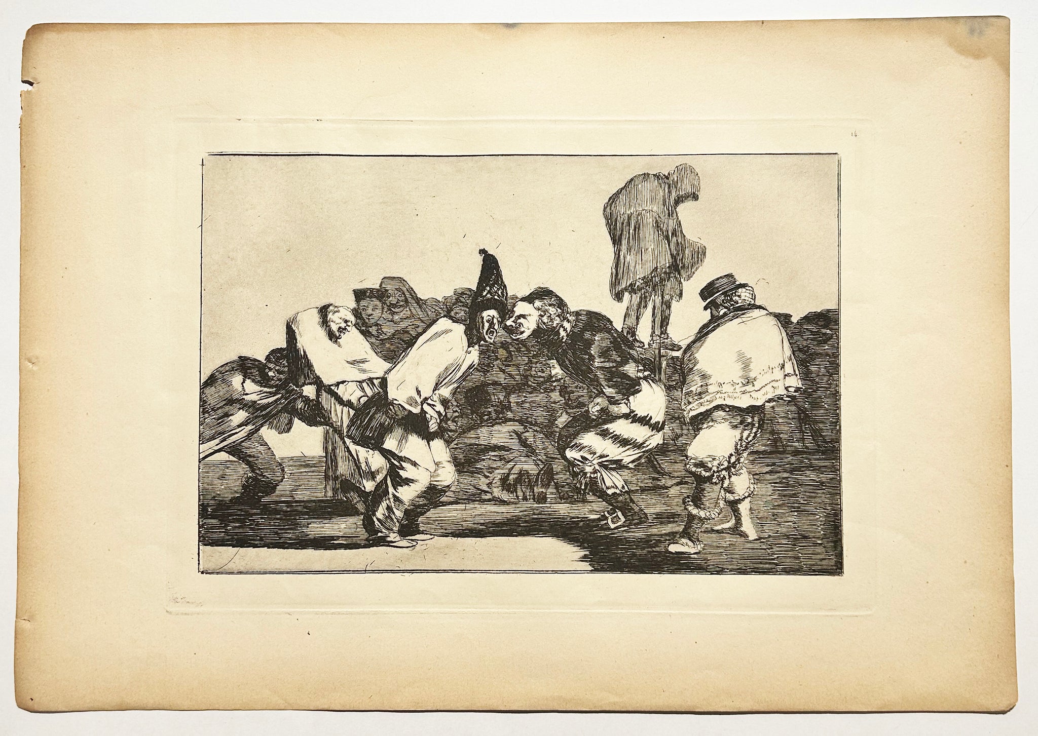 Disparate de Carnabal (Sottise de Carnaval). Alegrias antruejo, que manana seras ceniza.  1815-1824.