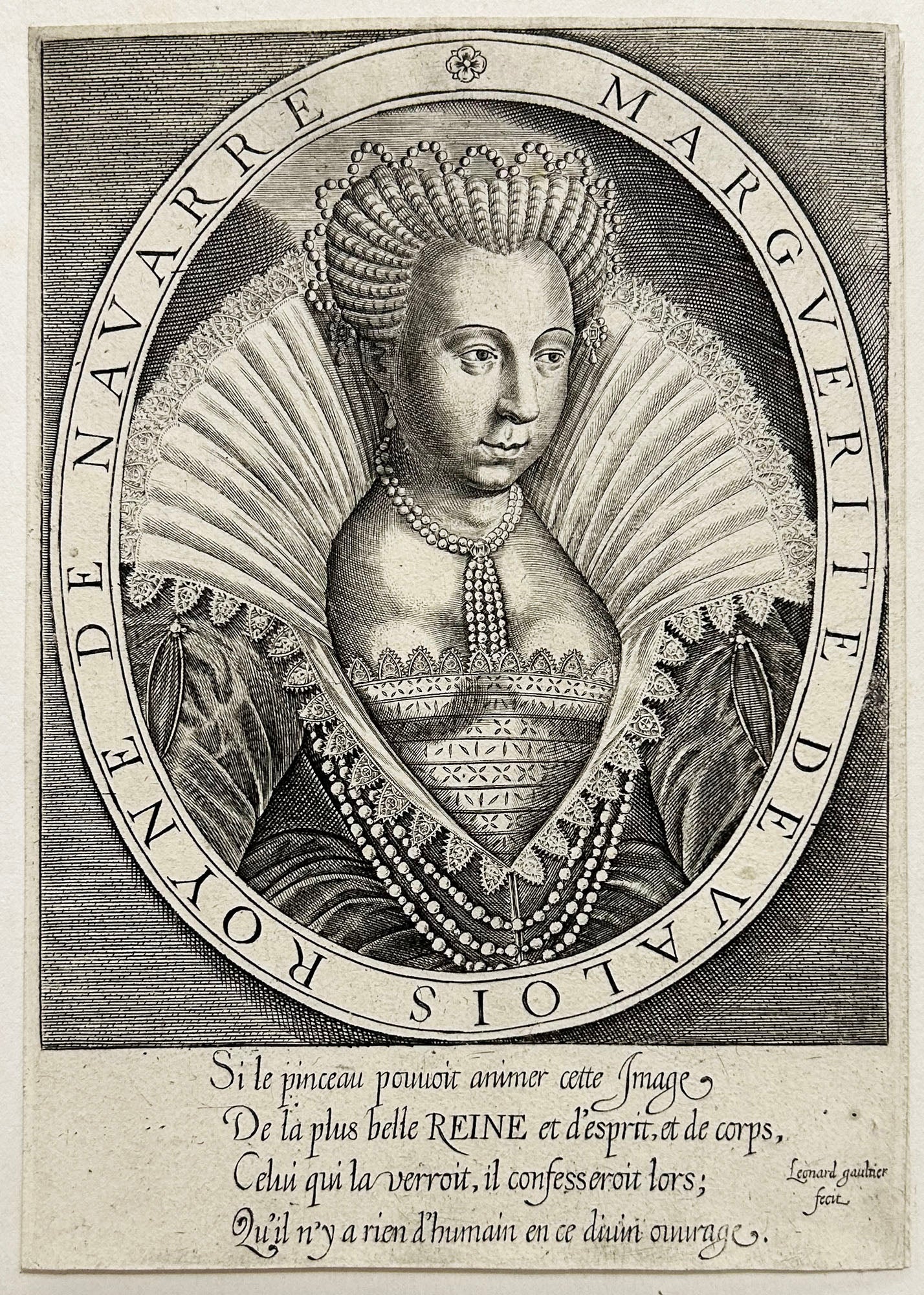 Portrait de Marguerite de Valois, Reine de Navarre.