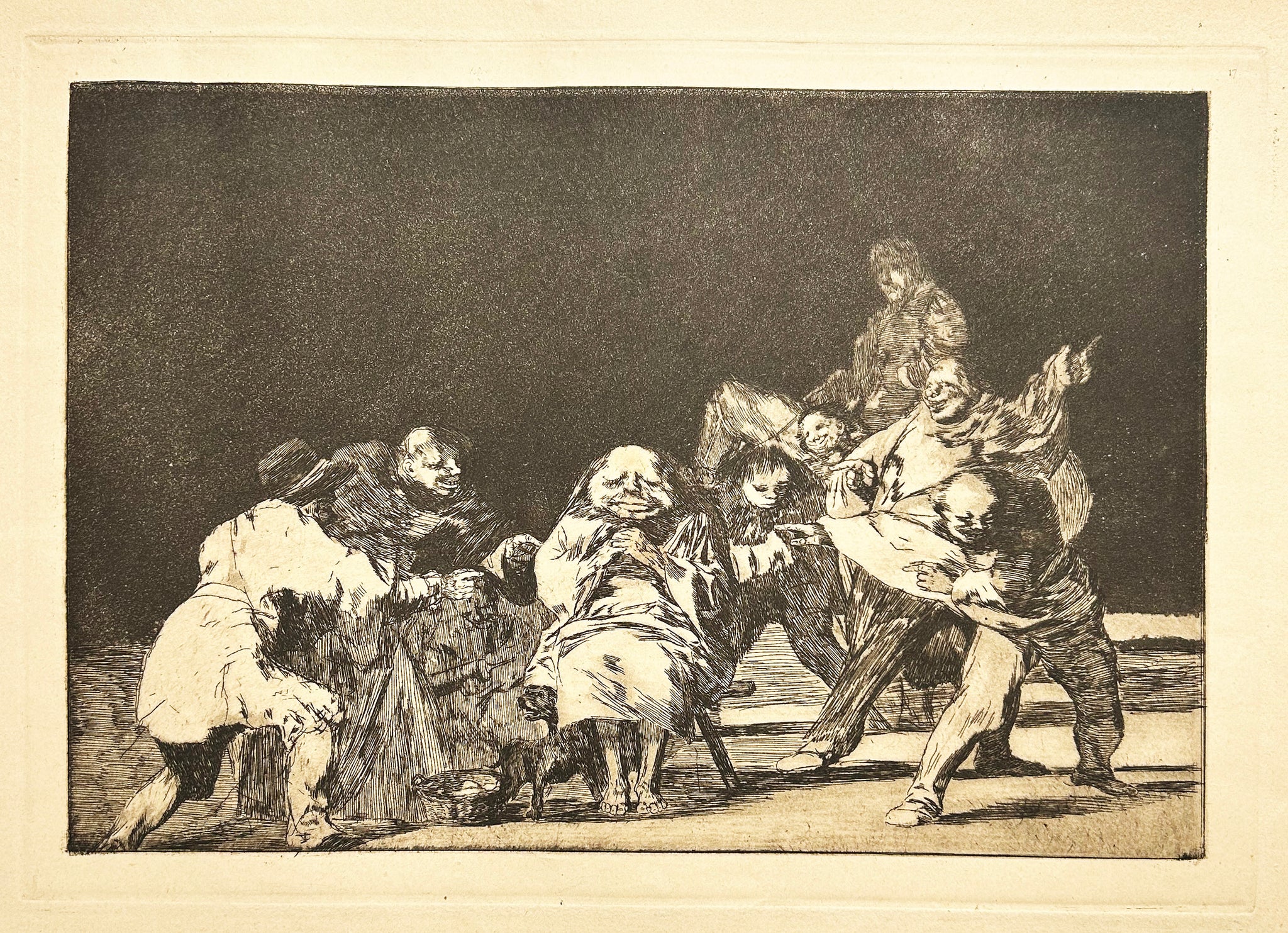 GOYA La lealtad (La loyauté). Gravure