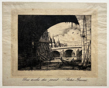 Charger l'image dans la galerie, L'arche du Pont Notre-Dame. 1853.