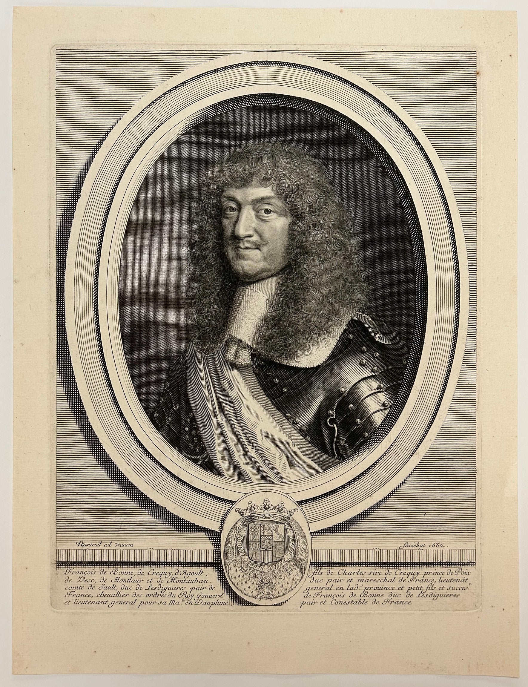 Portrait du Maréchal de Créqui (1624†1687). 1662.