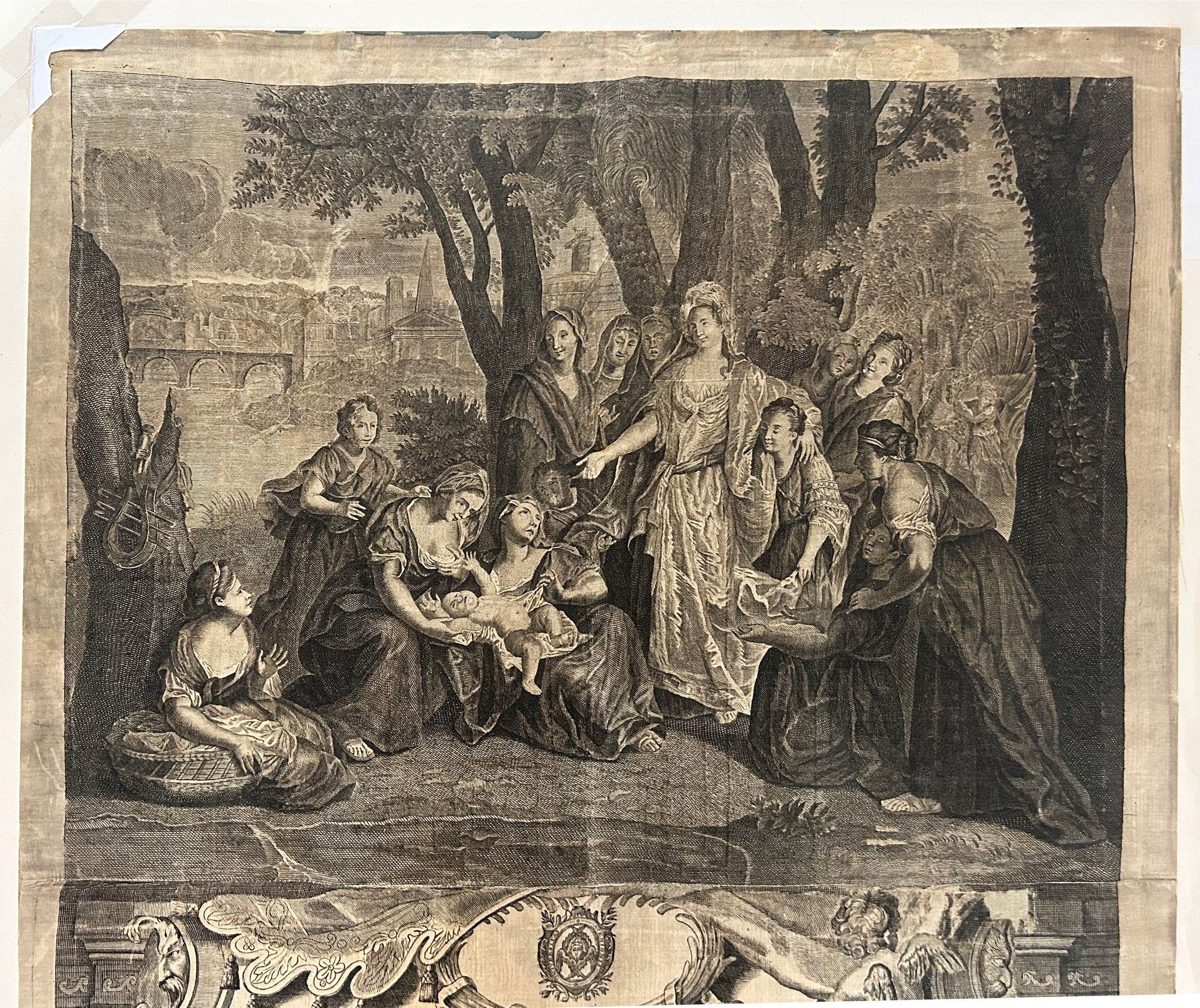 Thèse théologique pour Jean-Louis de Guilhermis, Primicier de l'Université d'Avignon en 1747 et 1756, premier Recteur, Juge et conservateur des privilèges de la même Académie.  1757.