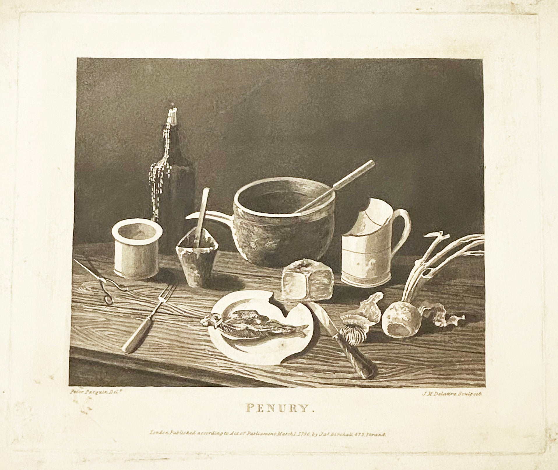 Penury; Necessity; Frugality & Choice. 1796.