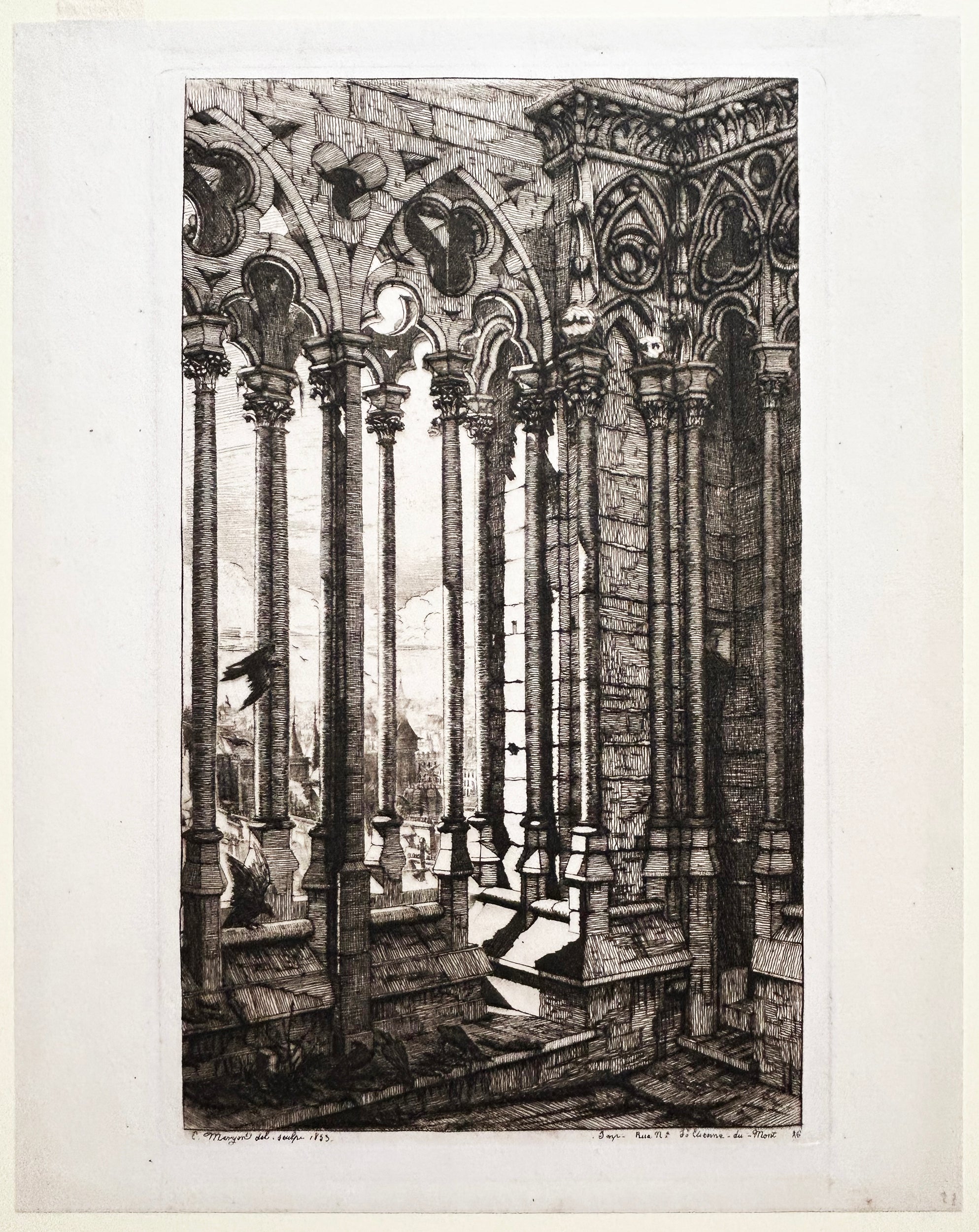 La Galerie Notre-Dame. 1853.
