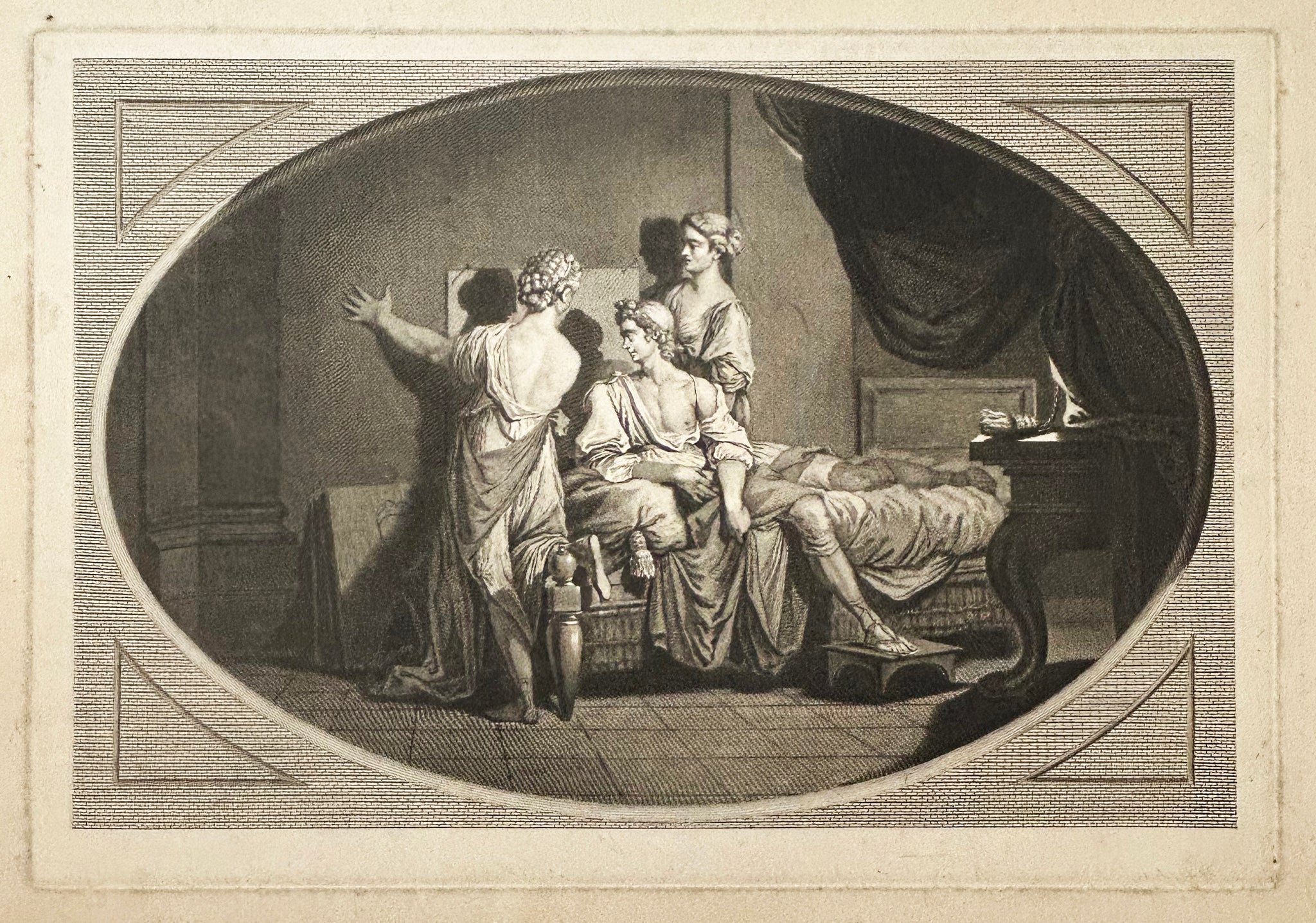 The Origin of Drawing (L'Origine du dessin).  1771.