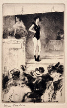 Charger l'image dans la galerie, Edgar CHAHINE - L'invité après la parade. 1902. Gravure originale.