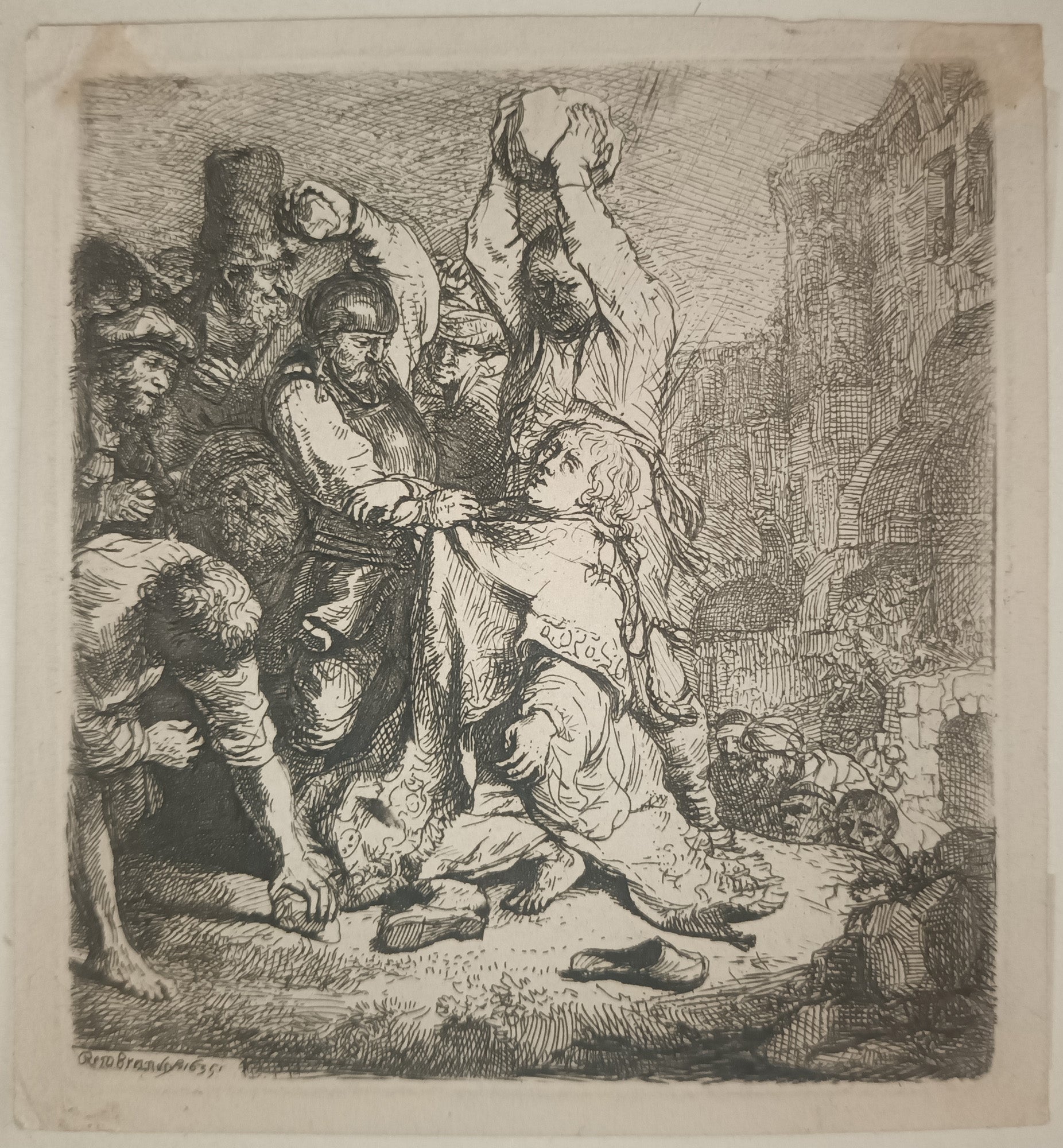 Le Martyre de Saint Étienne, 1635