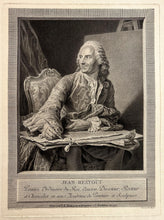 Charger l'image dans la galerie, Portrait de Jean Restout (1692†1768), Peintre ordinaire du Roi, Ancien directeur, recteur et chancelier en son Académie de Peinture et Sculpture.  1771.