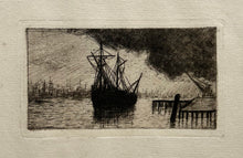 Charger l'image dans la galerie, Henri Charles GUERARD - Le Dunkerque.  1875. Eau-forte originale.