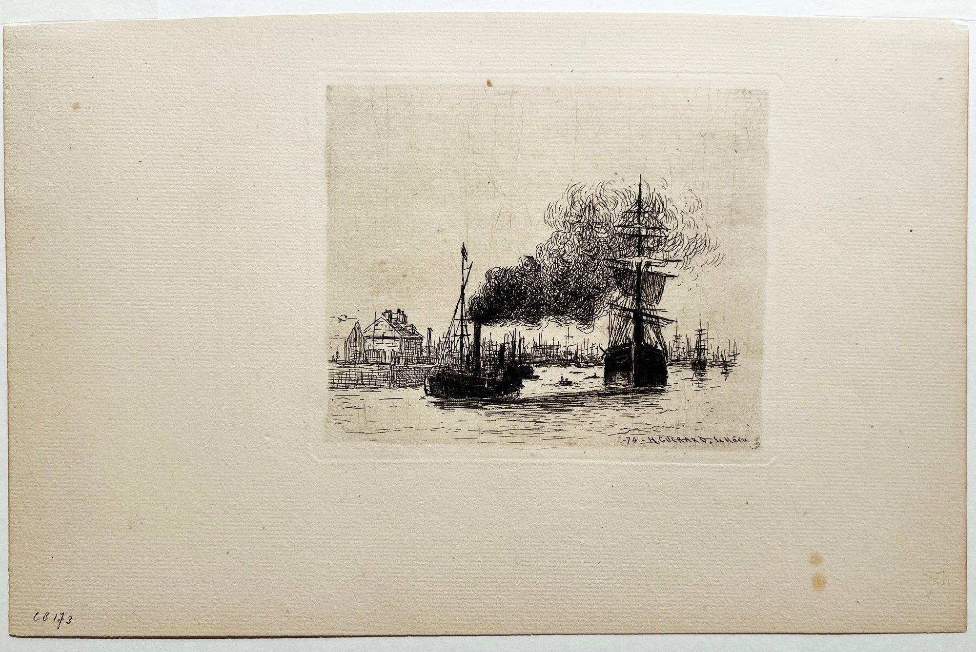 Port du Havre. 1874.