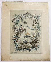 Charger l'image dans la galerie, Arabesque avec un double parasol.  Vers 1795.