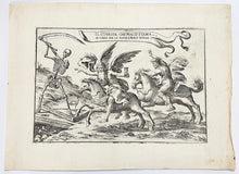 Charger l'image dans la galerie, Il corrier che mai si ferma, si corre per le poste e non si burla (Allégorie de la mort).