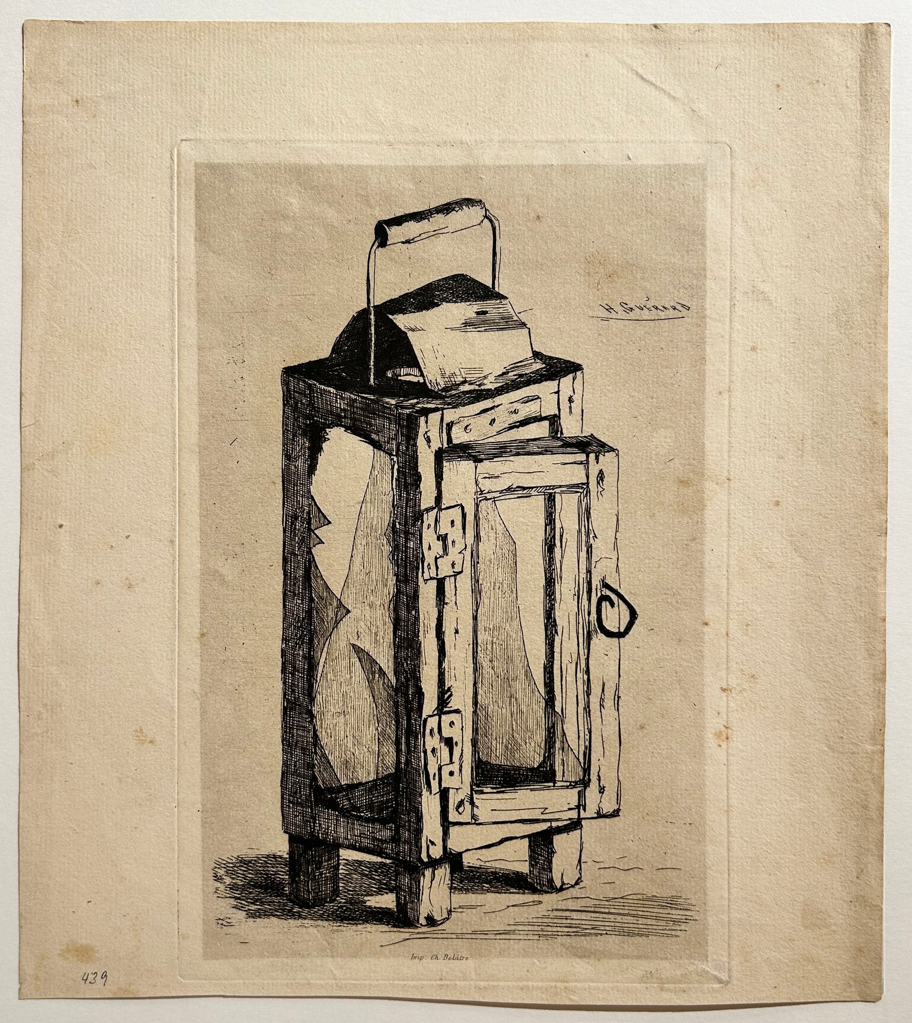Lanterne à Arsène Alexandre. c.1875.