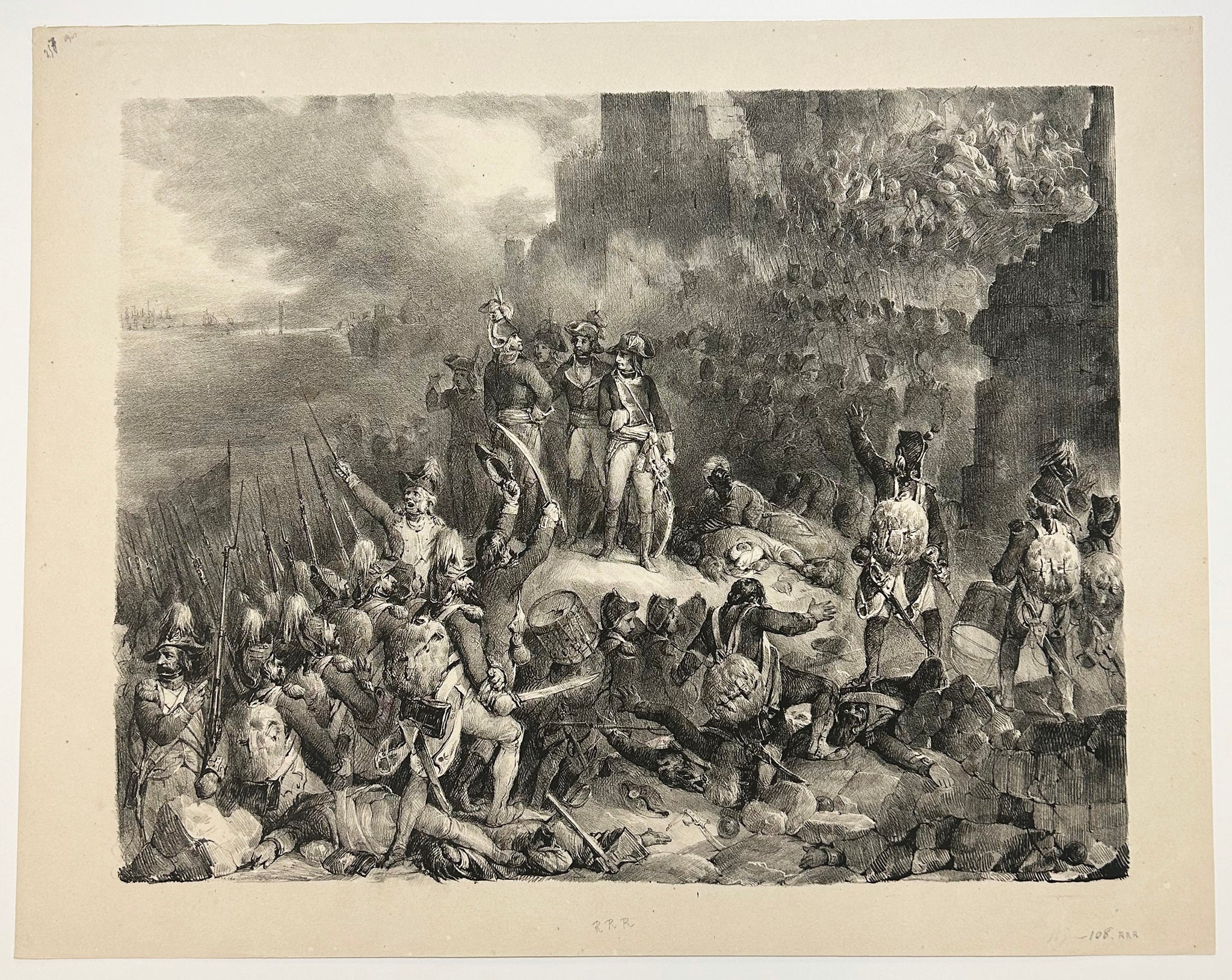 Le Siège de Saint-Jean d'Acre. c.1821.