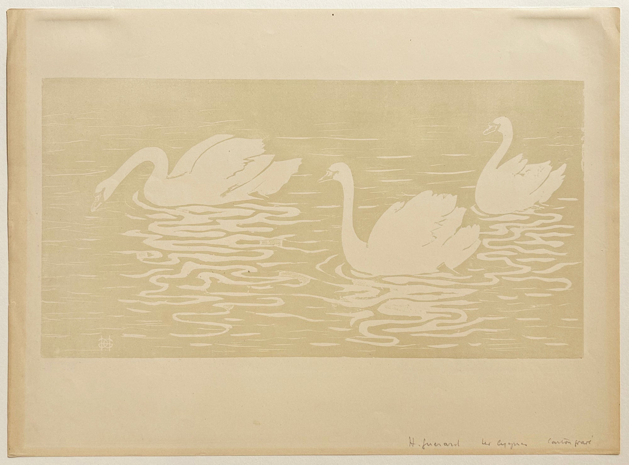 Les cygnes. 1895.