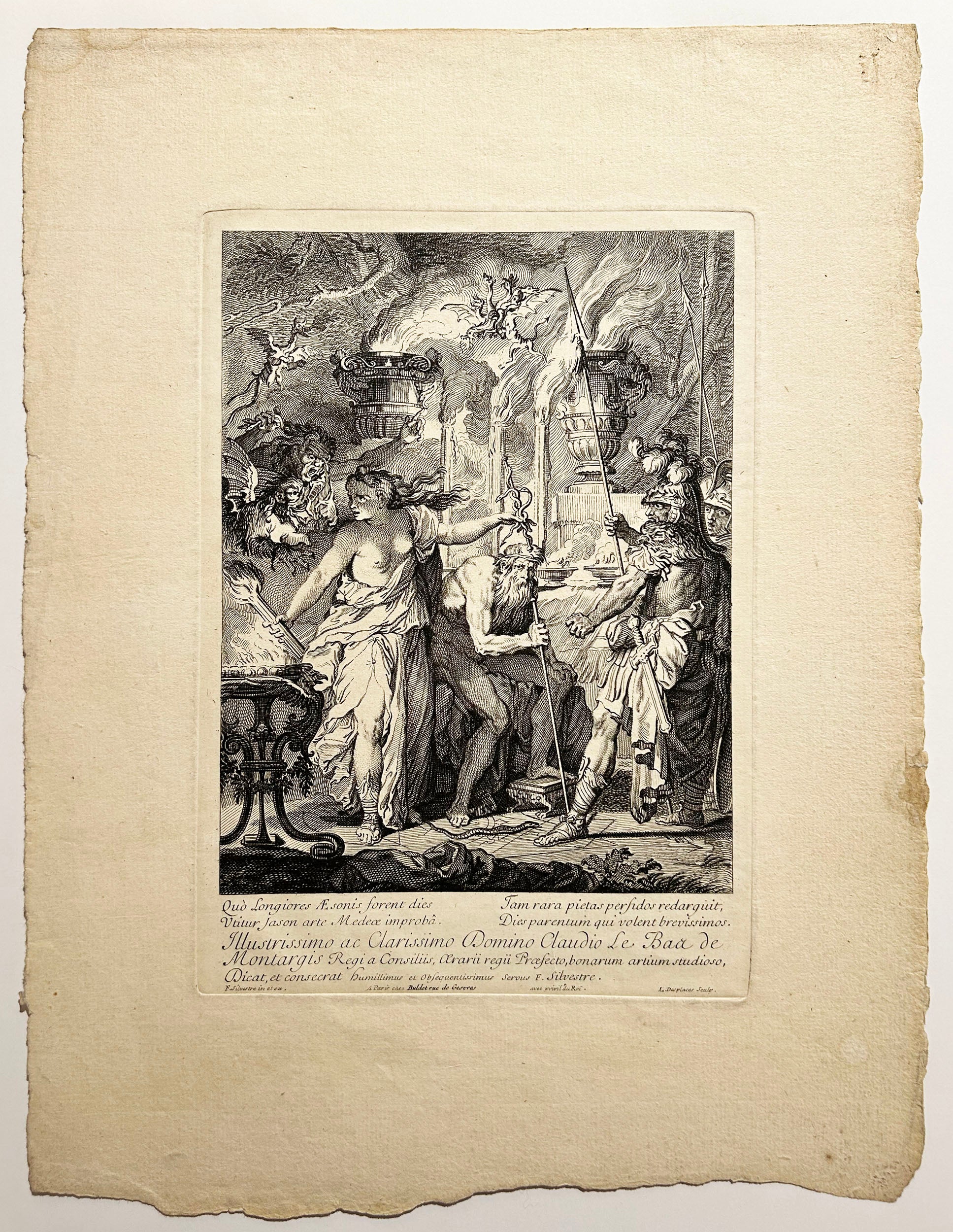 Médée, la magicienne et Jason.