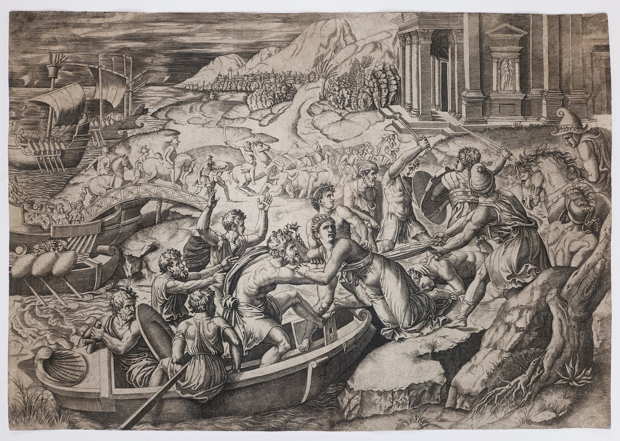 L'Enlèvement d'Hélène.  Vers 1510-1527.