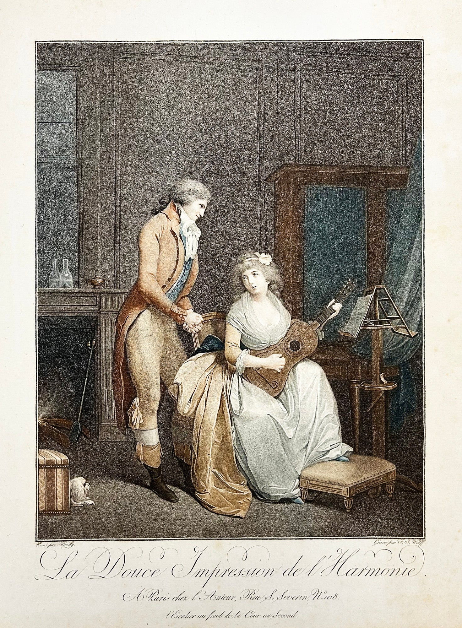 La douce impression de l'Harmonie. Fin 18ème.