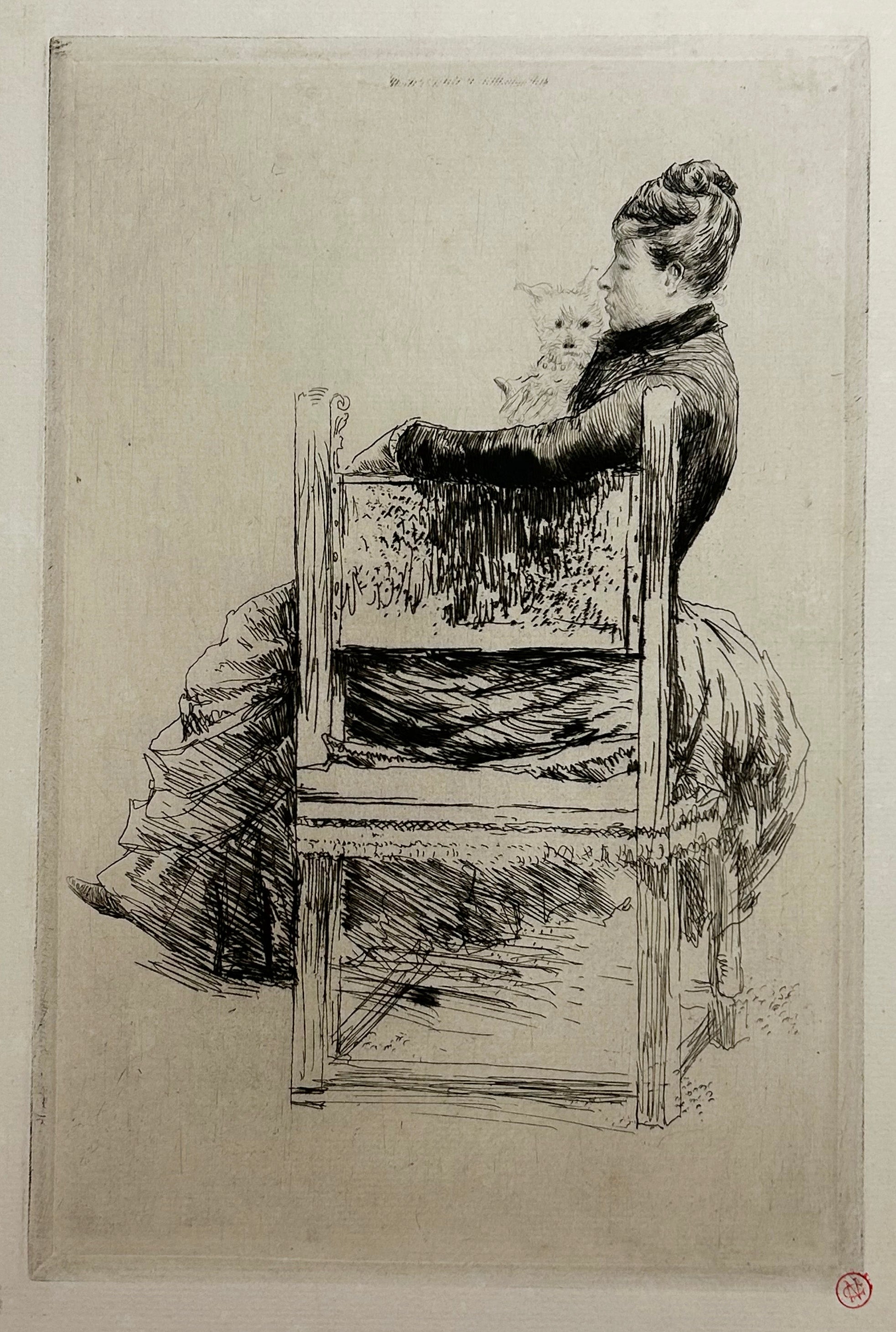 La femme au chien. 1889.
