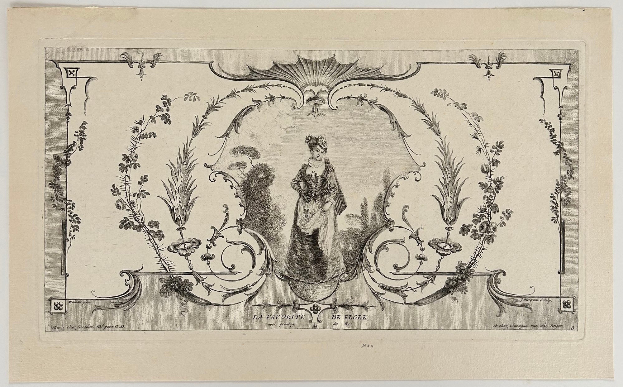 La favorite de Flore. 1729.