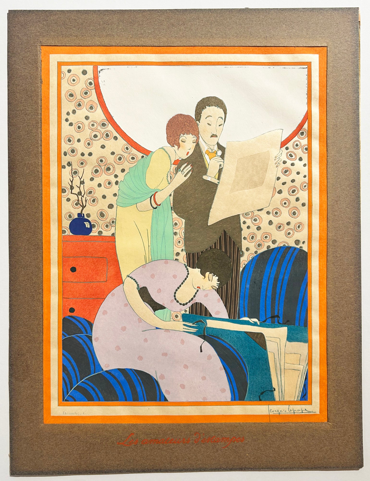 Les amateurs d'estampes. 1913.