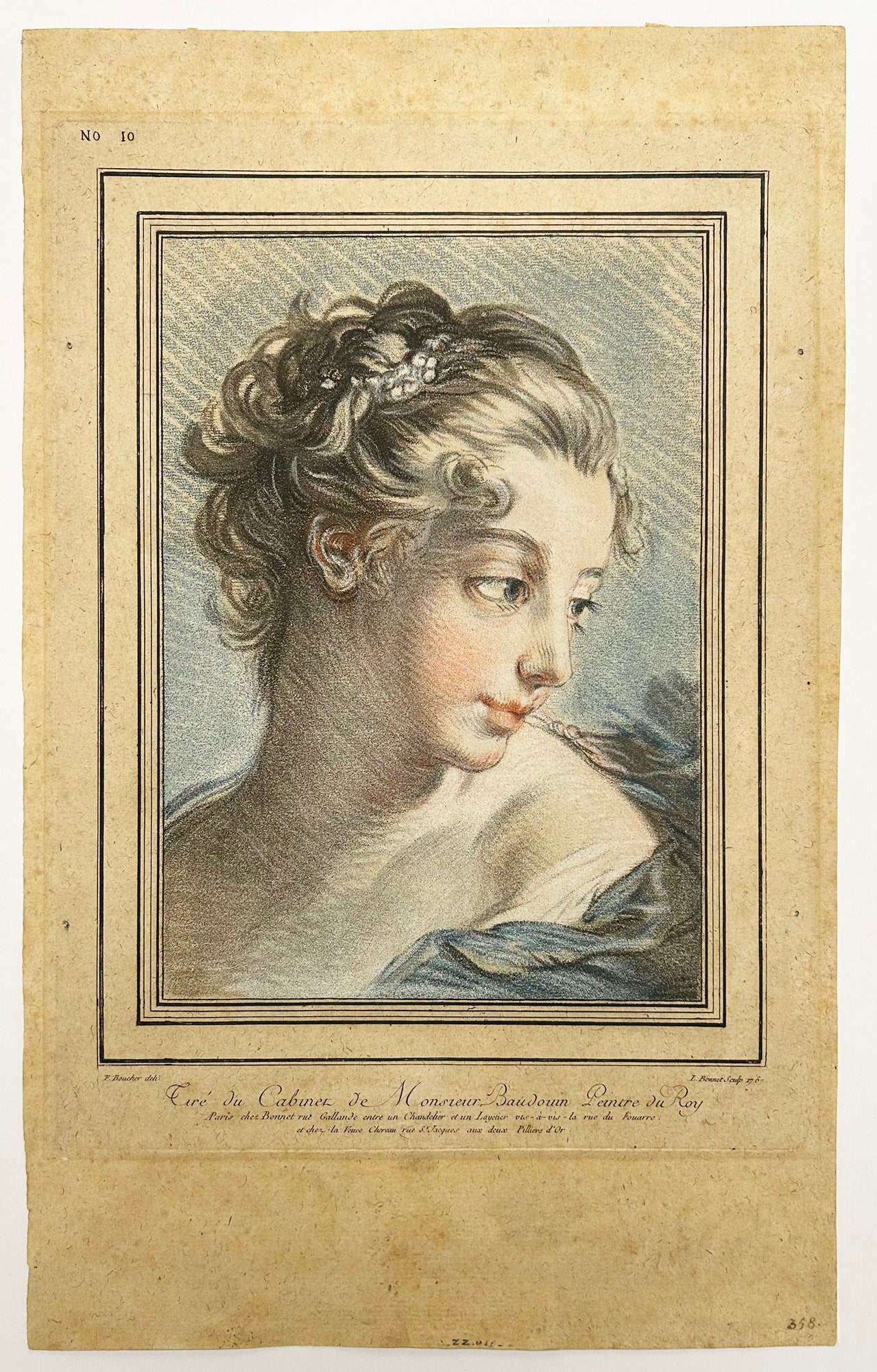Deuxième tête de femme.  1767.
