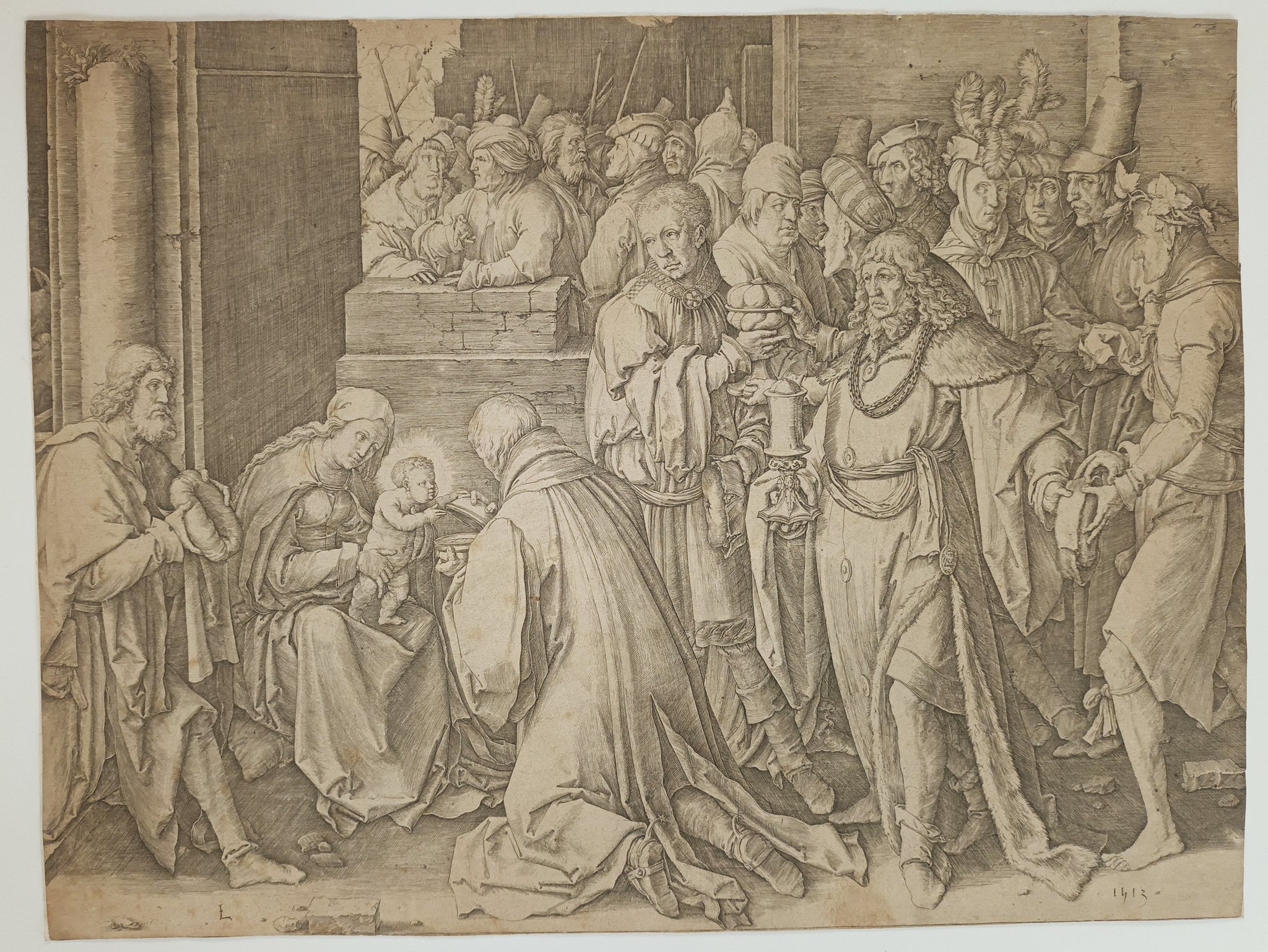 L'Adoration des Rois Mages. 1513.